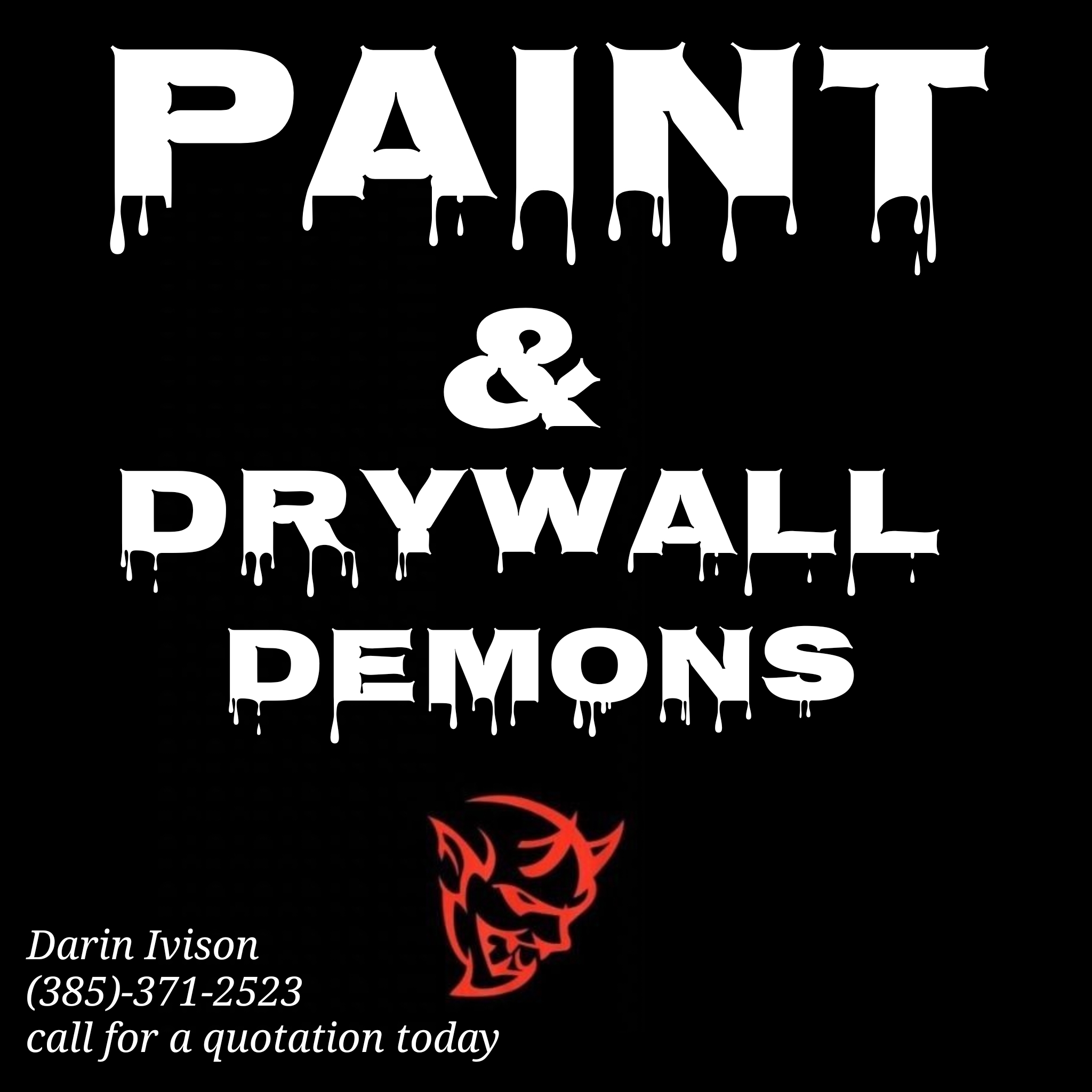 Paint and Drywall Demons Logo