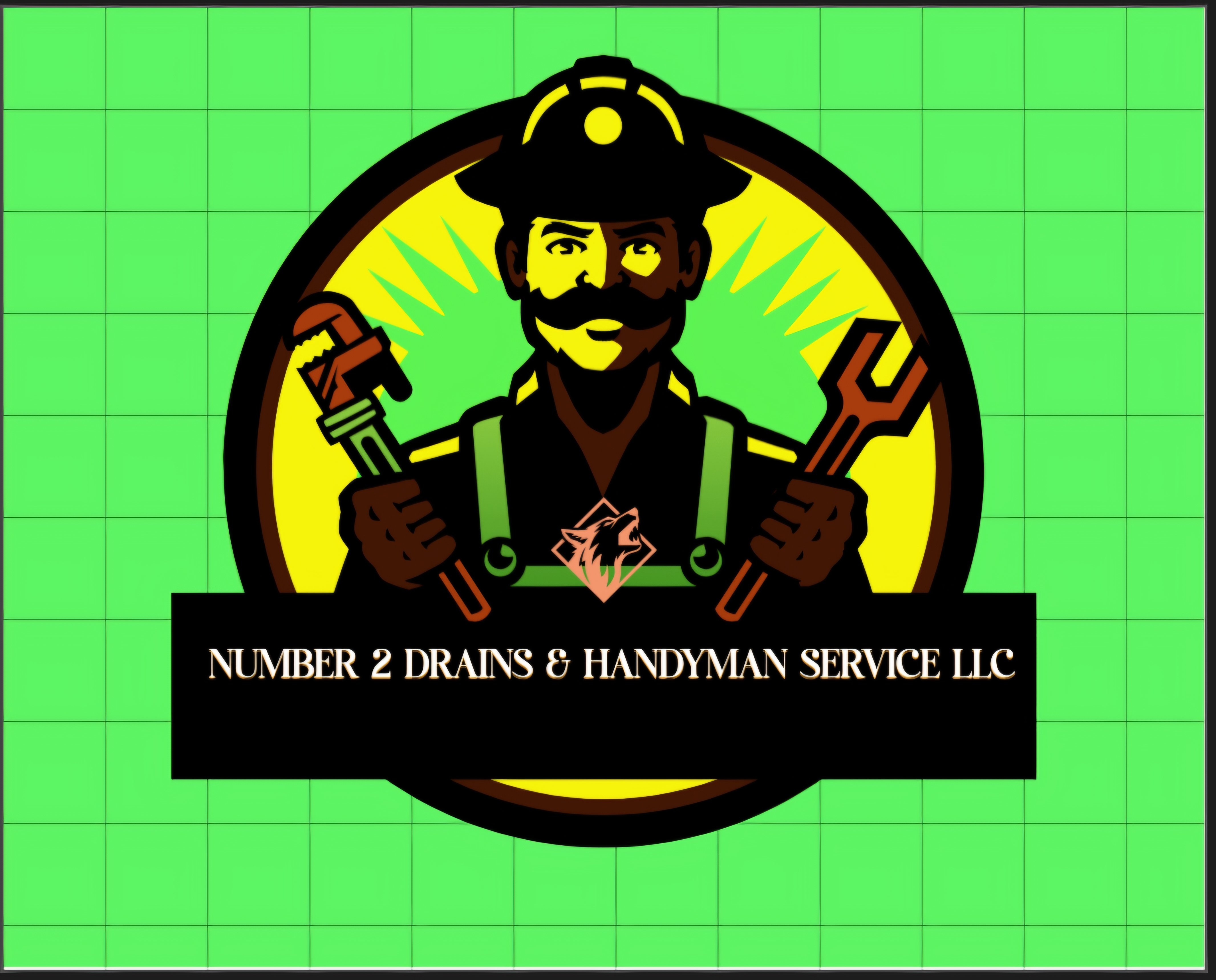 Number 2 Drains and Handyman Services Logo