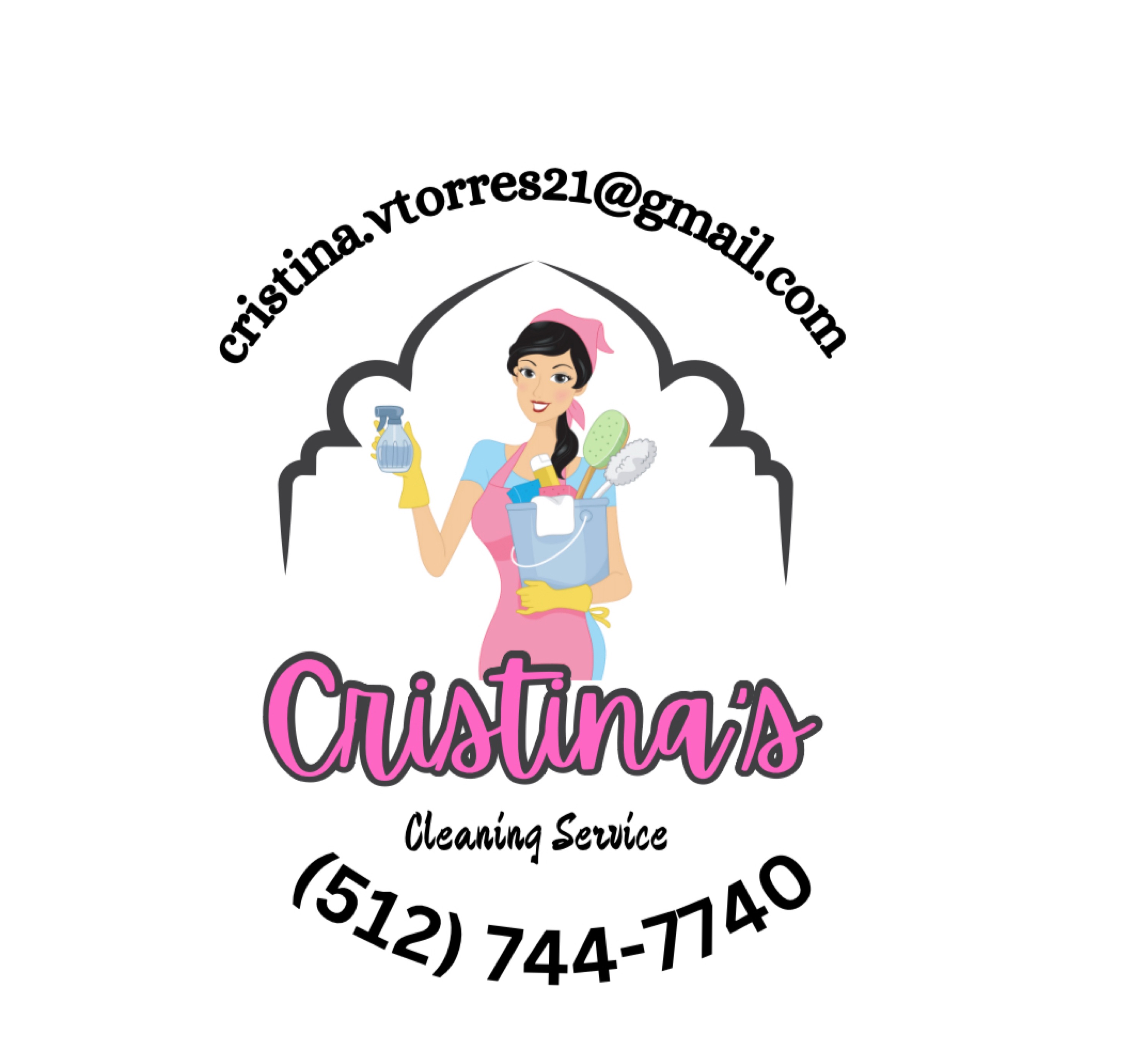 Cristina's Cleaning Service Logo