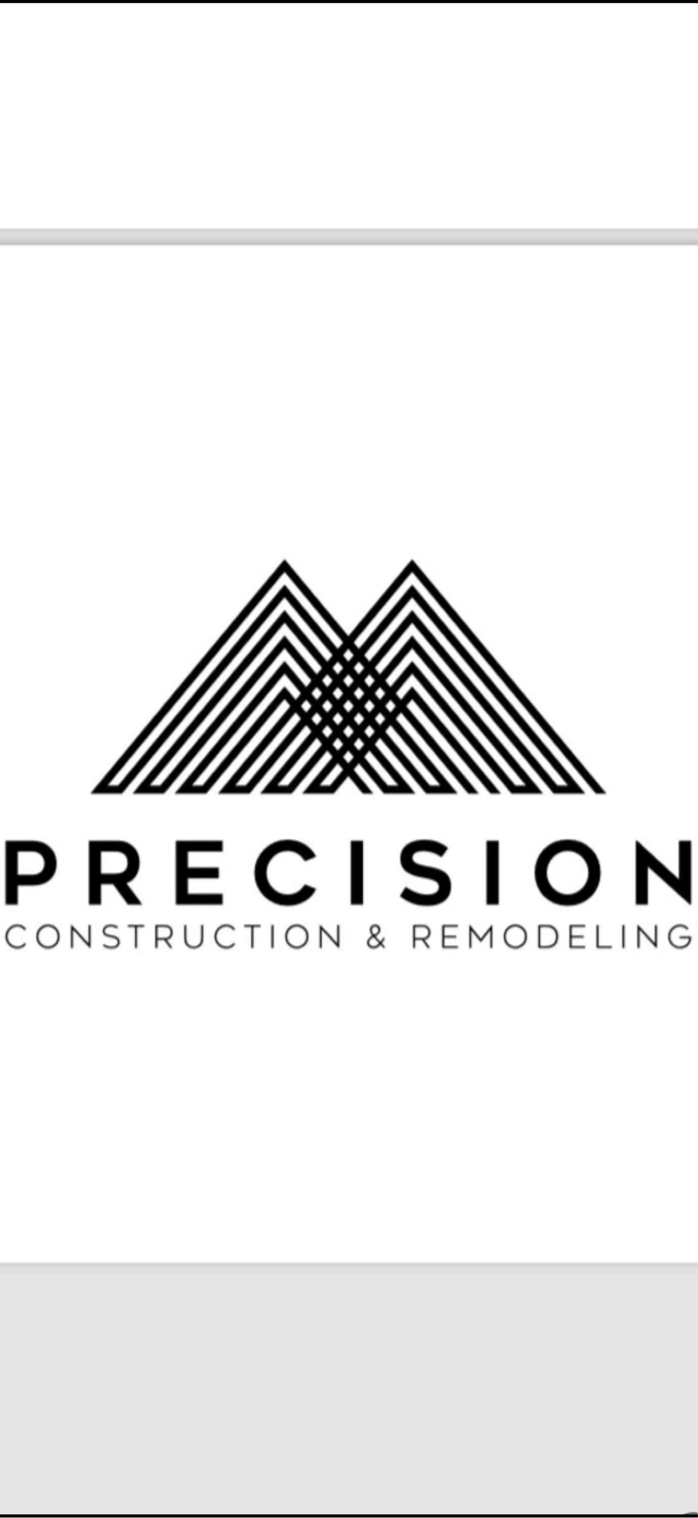 Precision Construction and Remodeling Logo