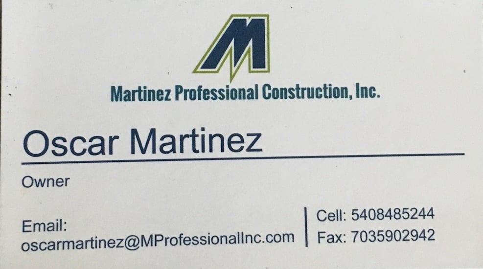 Martinez Professional Constructions Logo