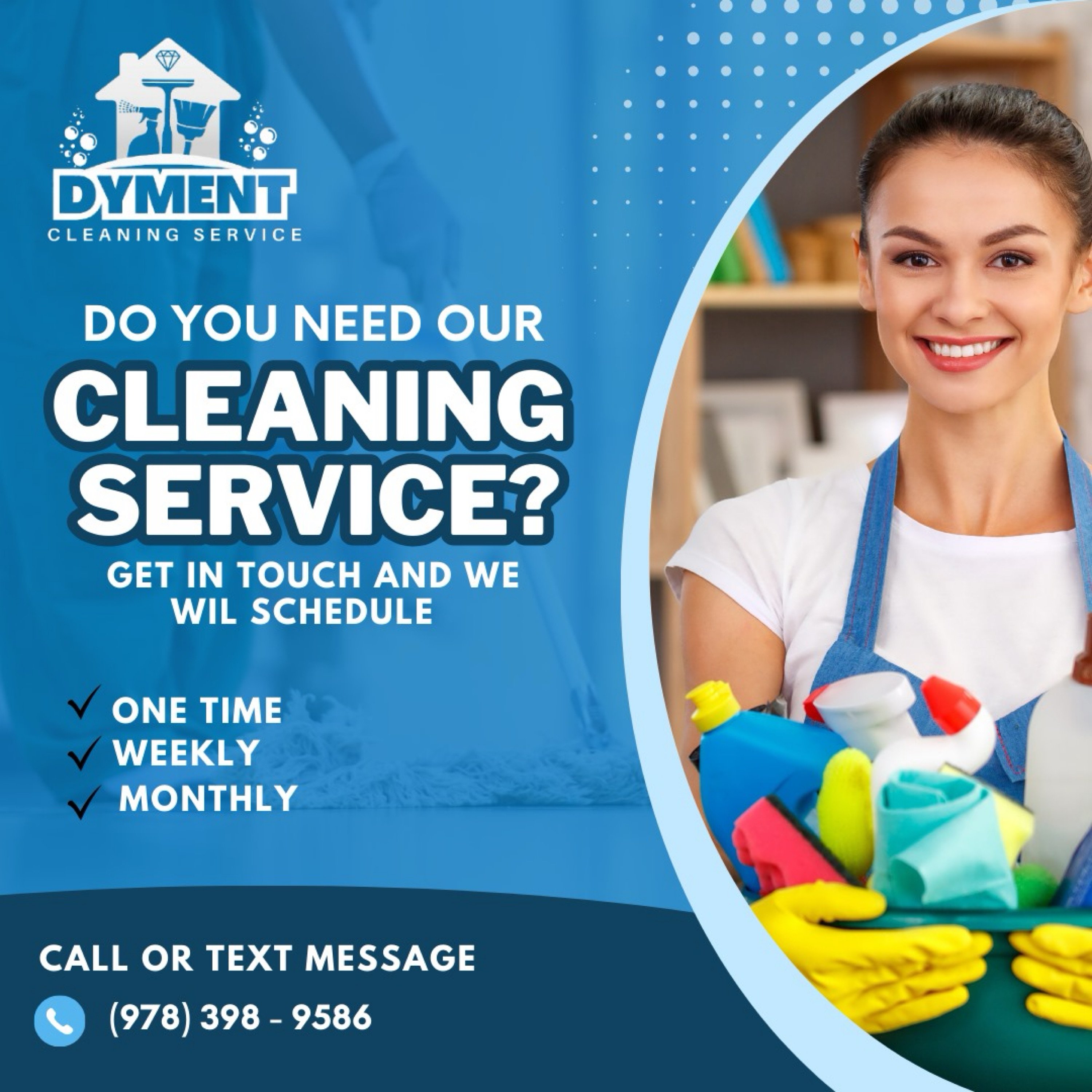 Dyment's Cleaning Logo