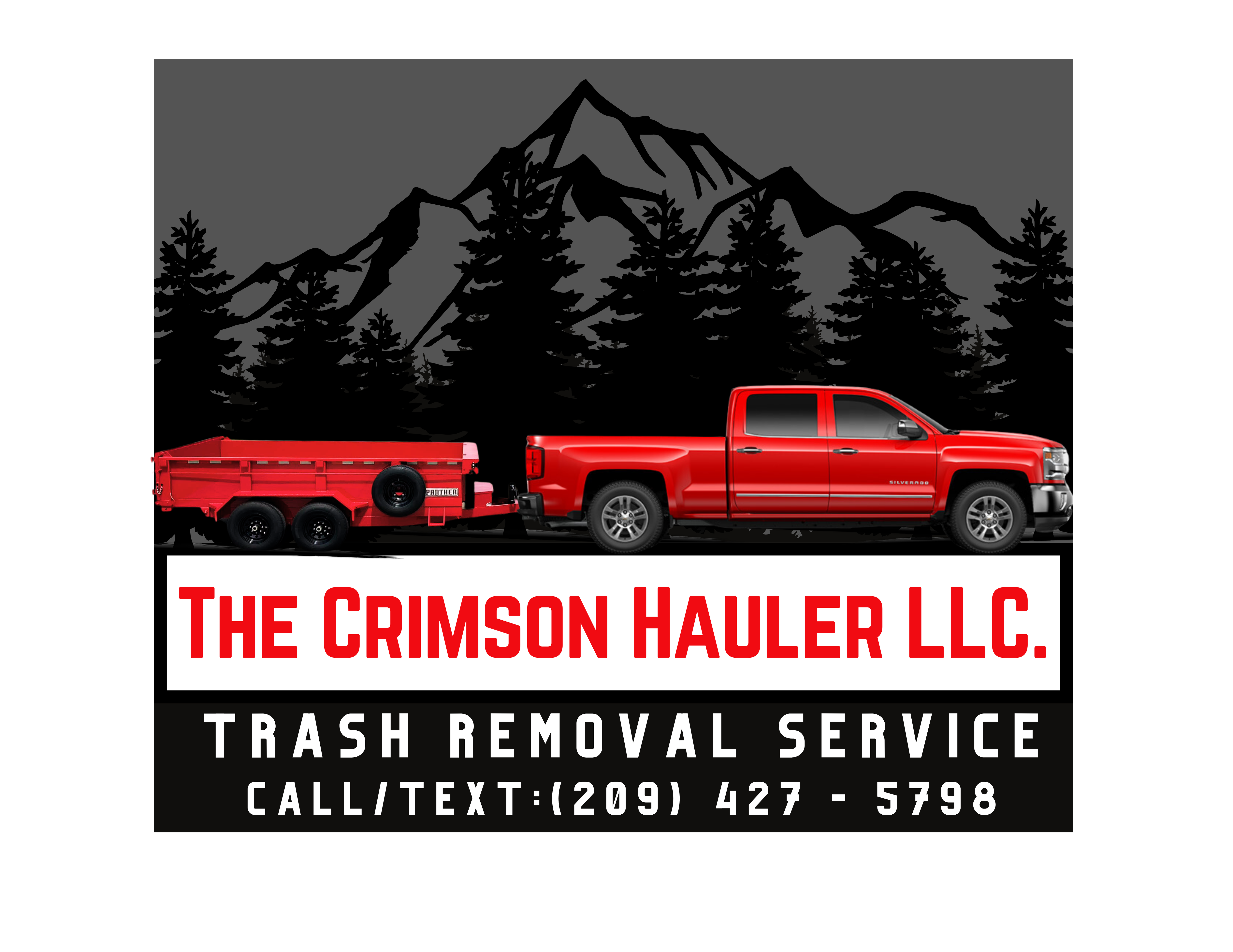 The Crimson Hauler, LLC - Unlicensed Contractor Logo