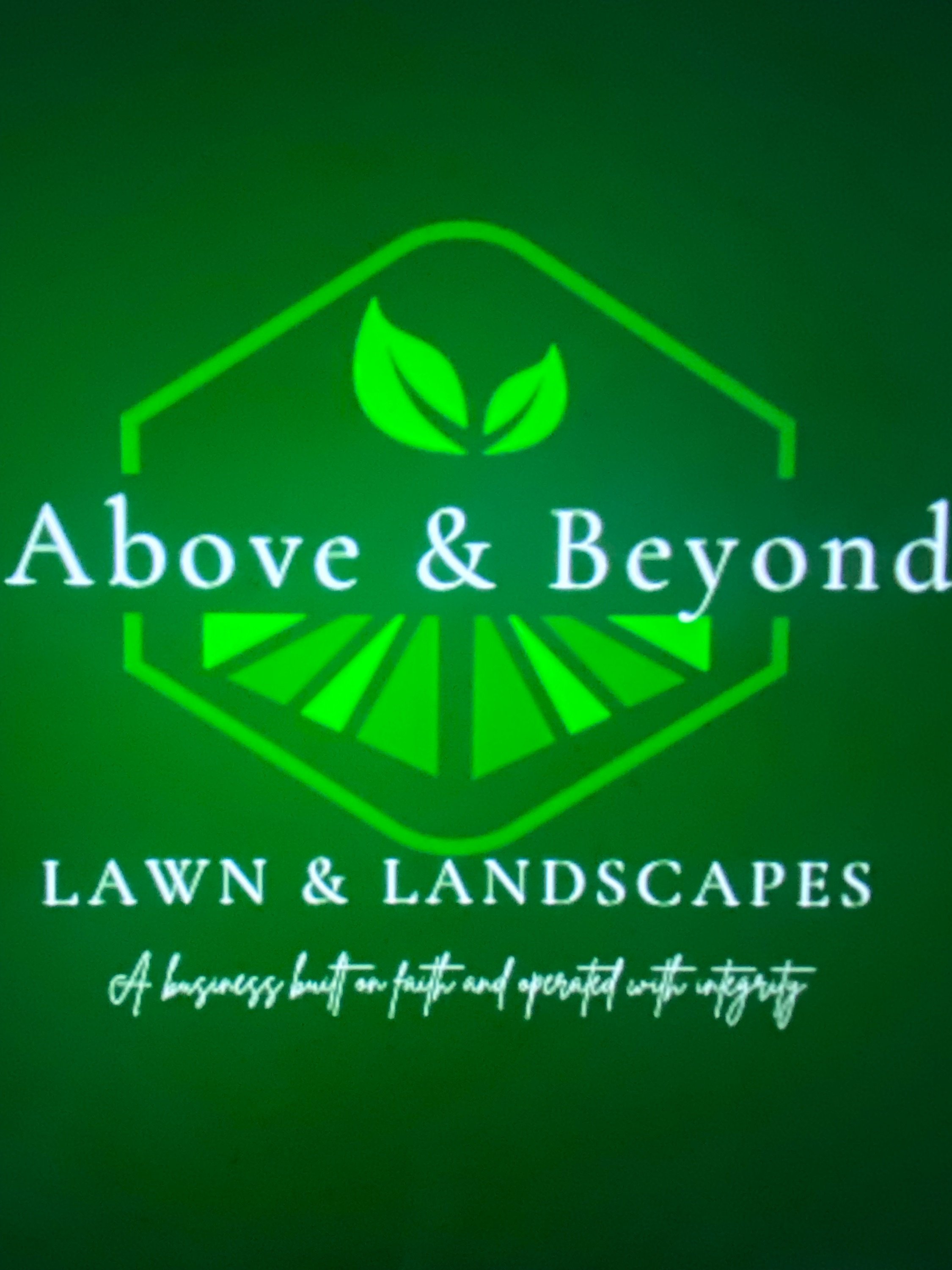 Above and Beyond Lawn and Landscapes Logo