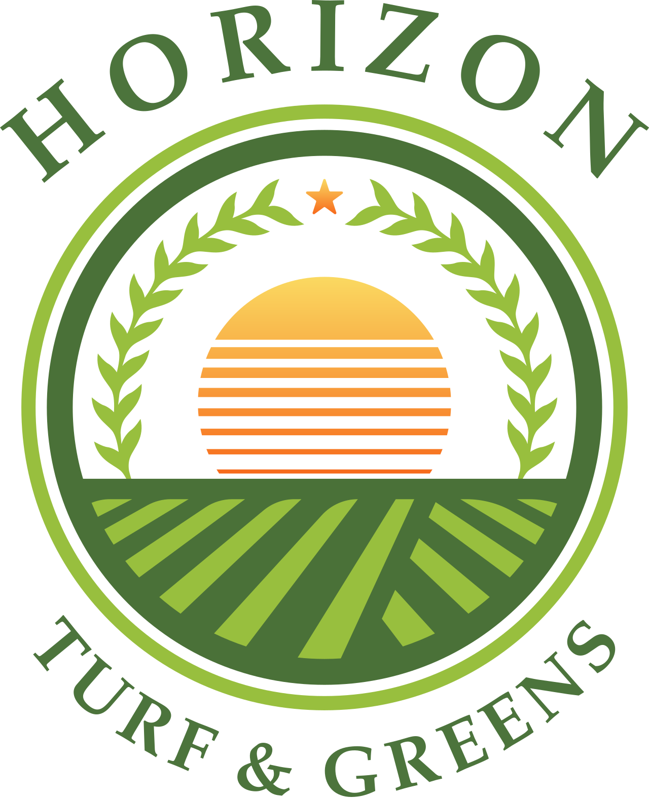 Horizon Turf & Greens, LLC. Logo