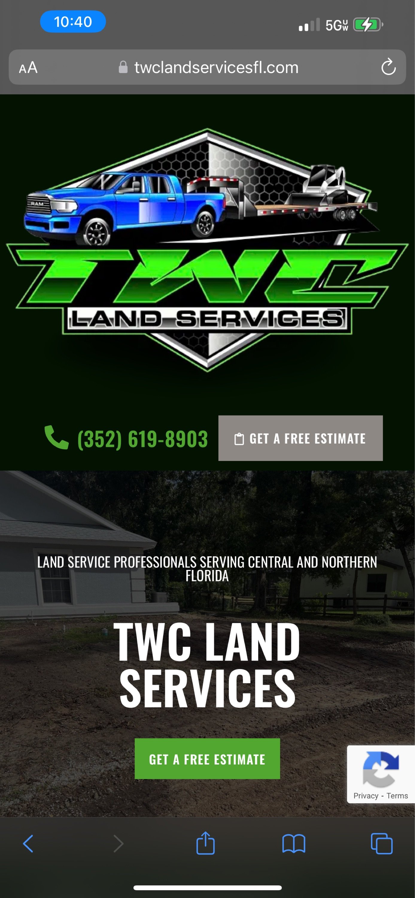 TWC LAND SERVICES Logo