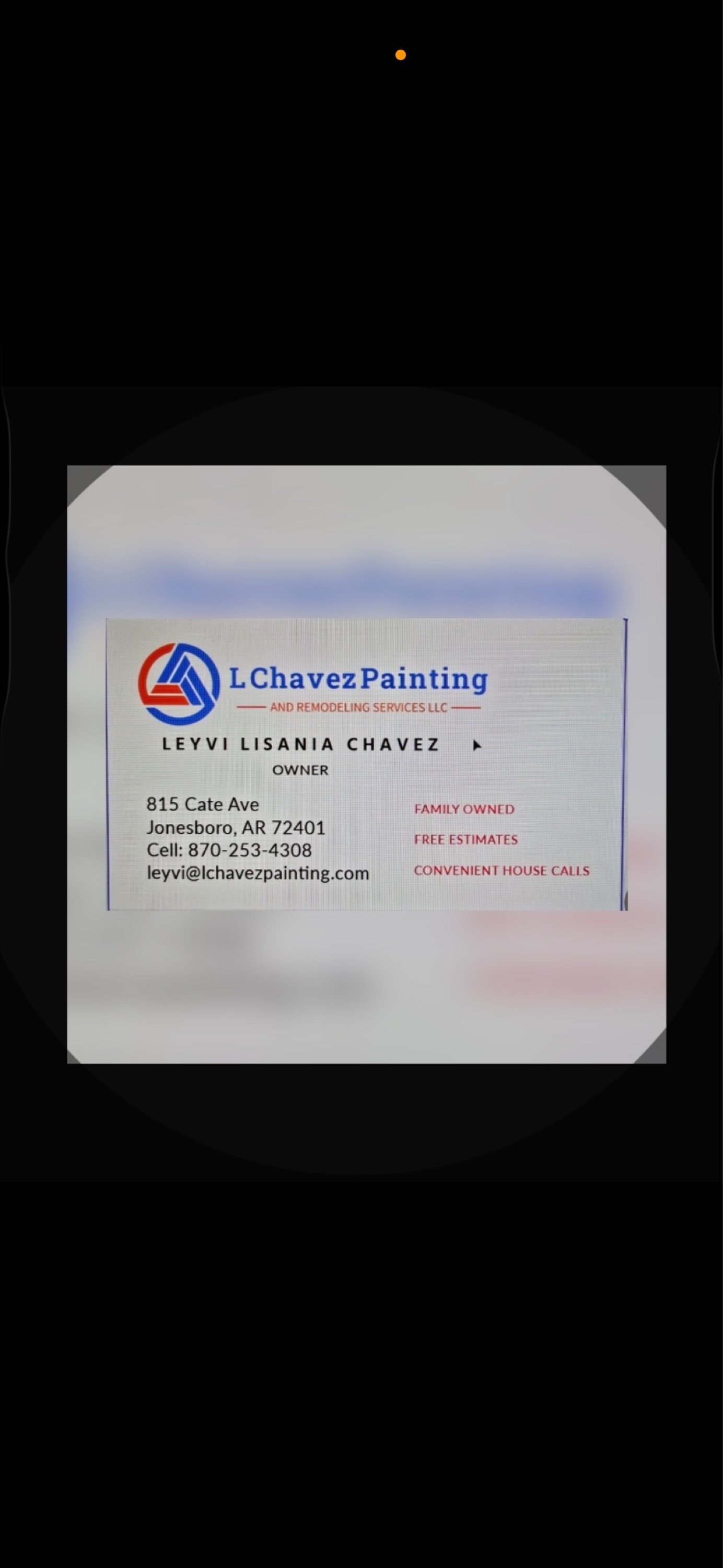 LChavezPainting Logo