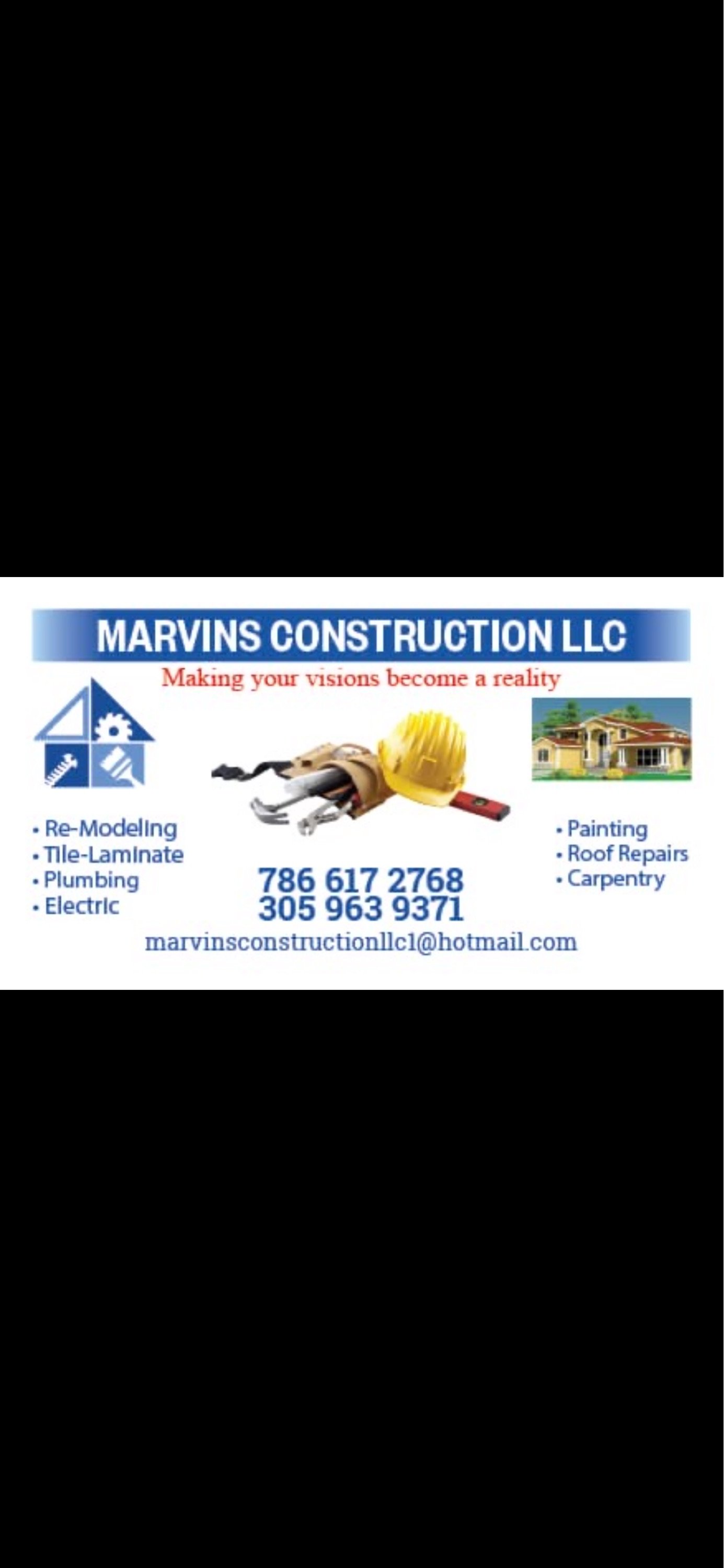 MARVINS CONSTRUCTION LLC Logo