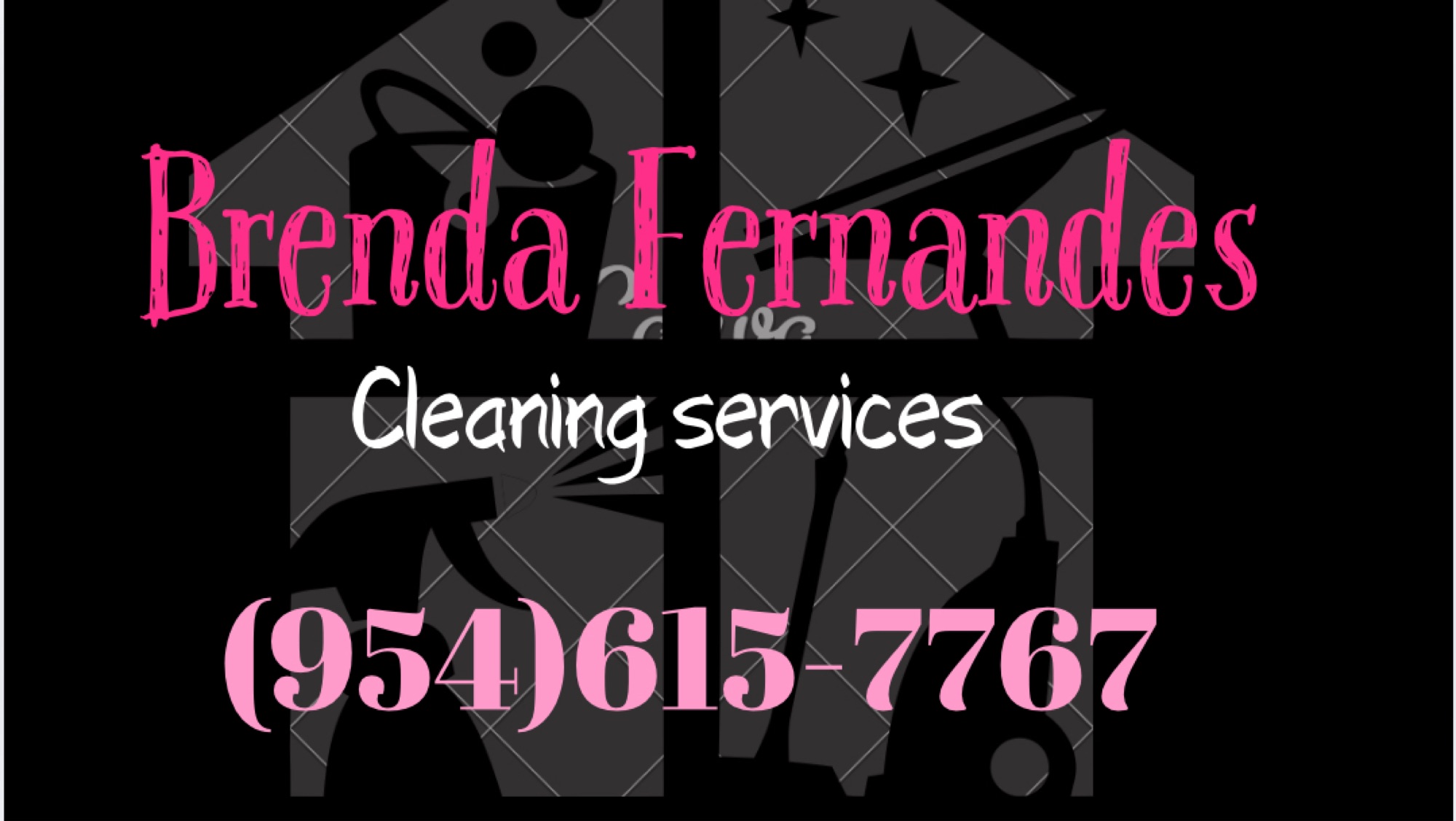 Cleaning Service by Brenda Fernandez Logo