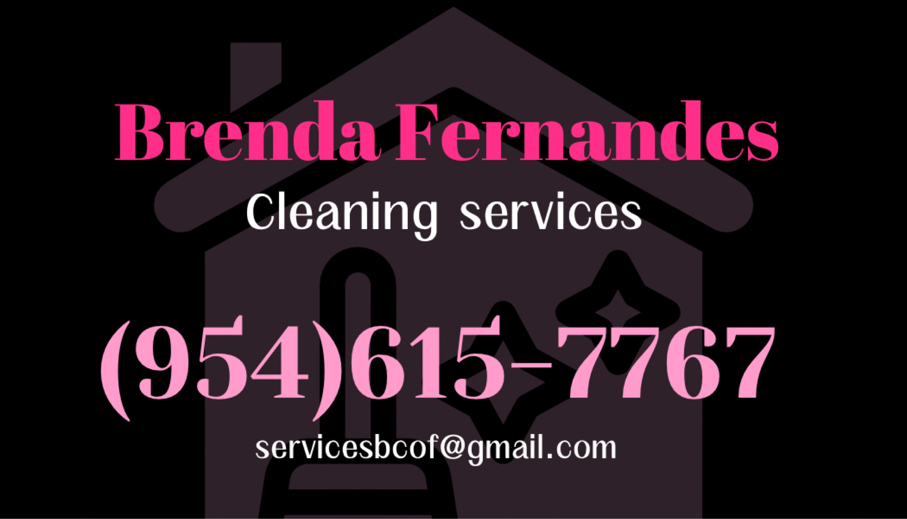 Cleaning Service by Brenda Fernandez Logo