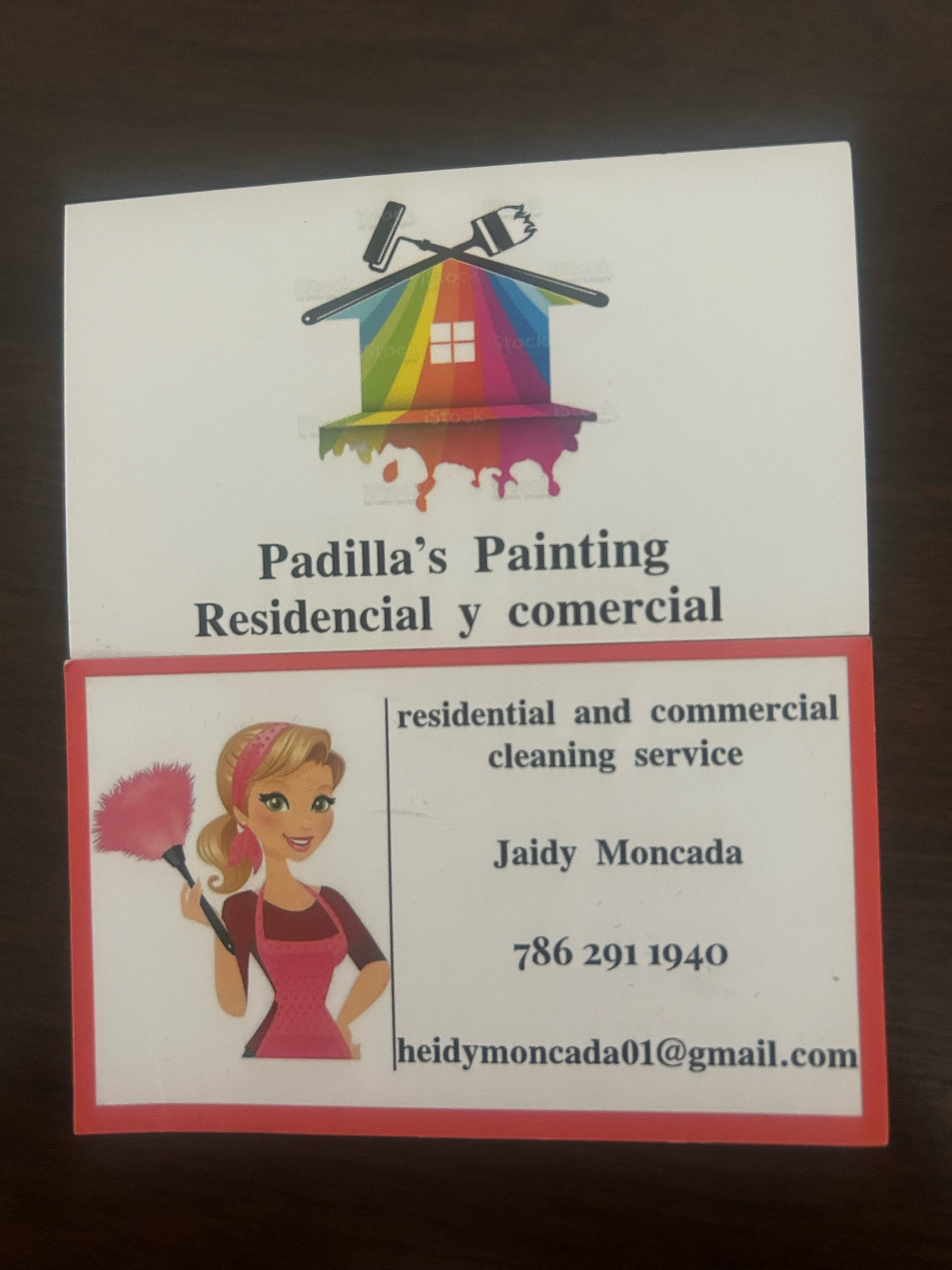 M.J Cleaning & Painting Services Logo