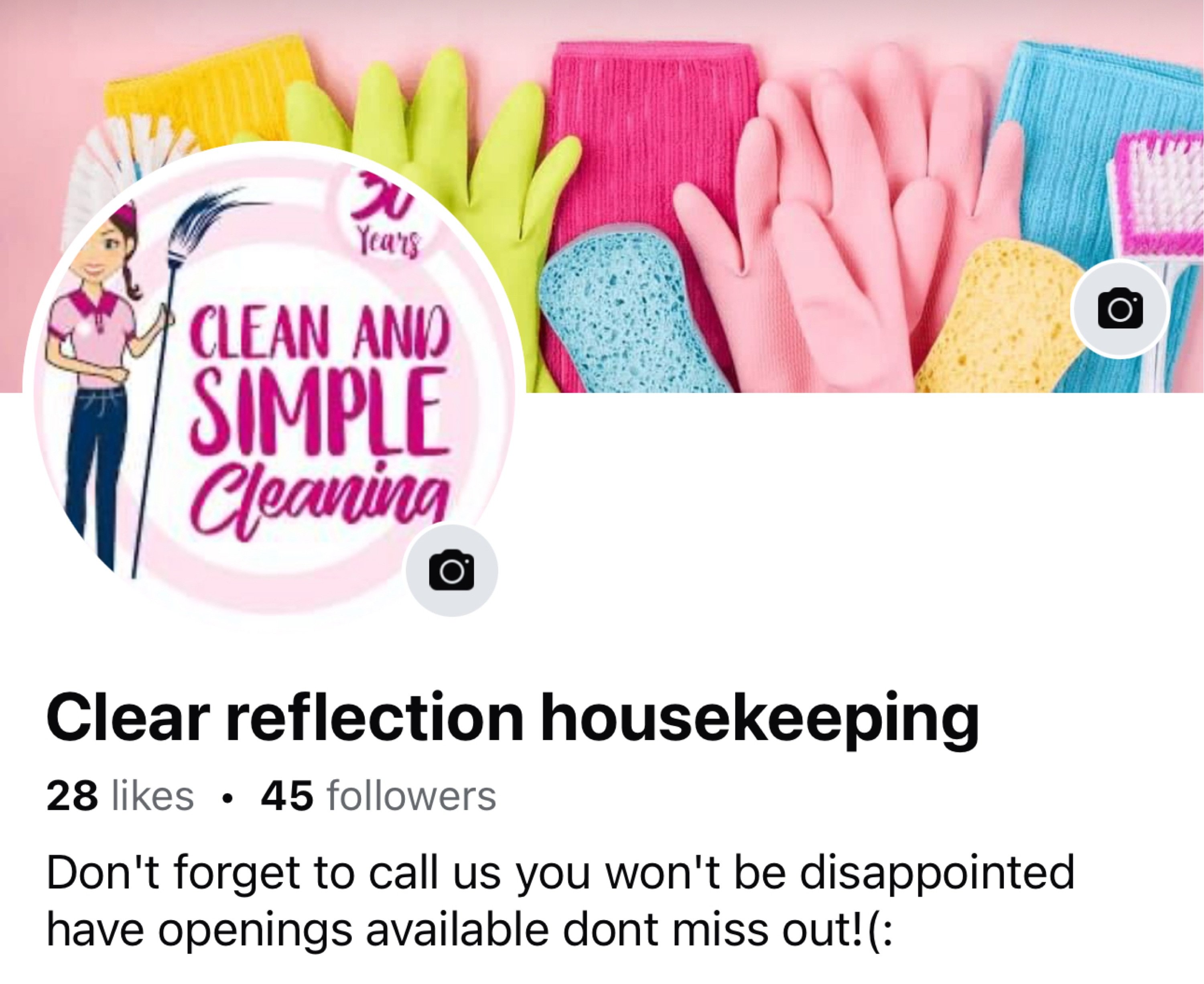 CLEAR REFLECTION HOUSEKEEPING LLC Logo