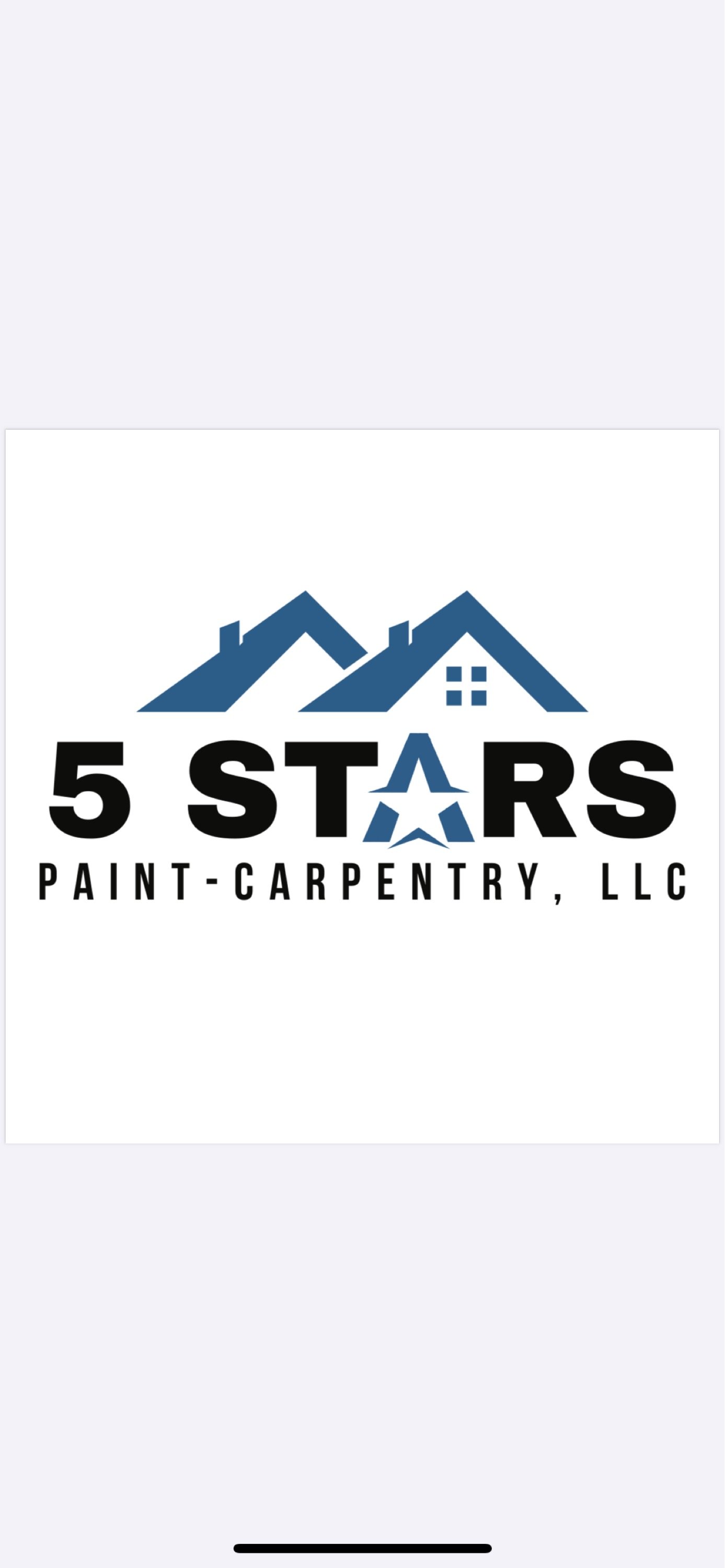 5 Star's Paint-Carpentry Logo