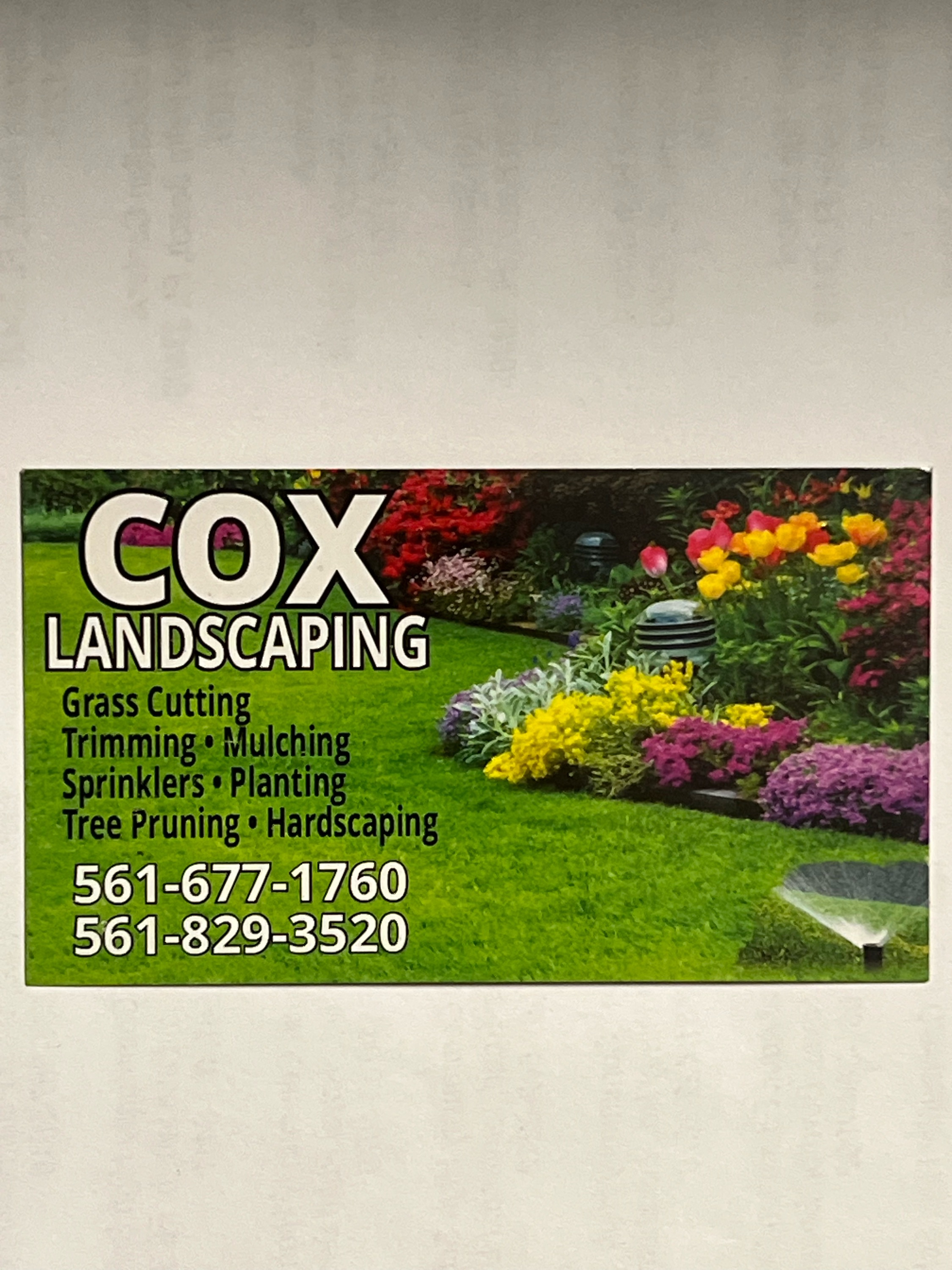 Cox Landscaping Logo