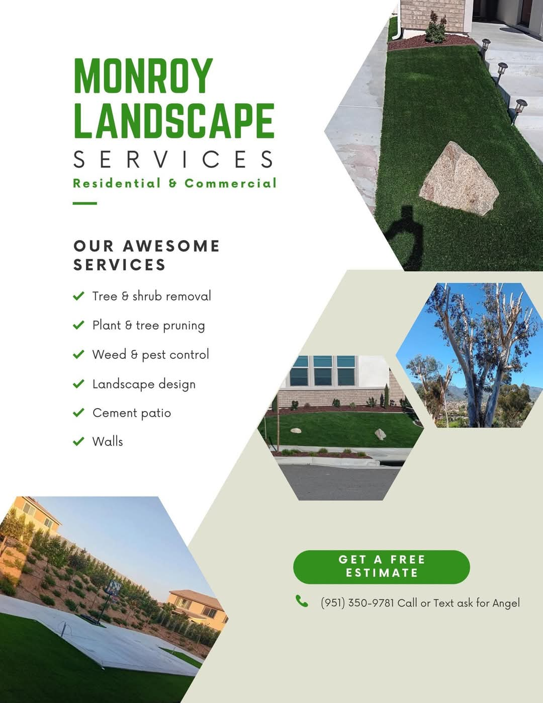 Landscaping Monroy - Unlicensed Contractor Logo