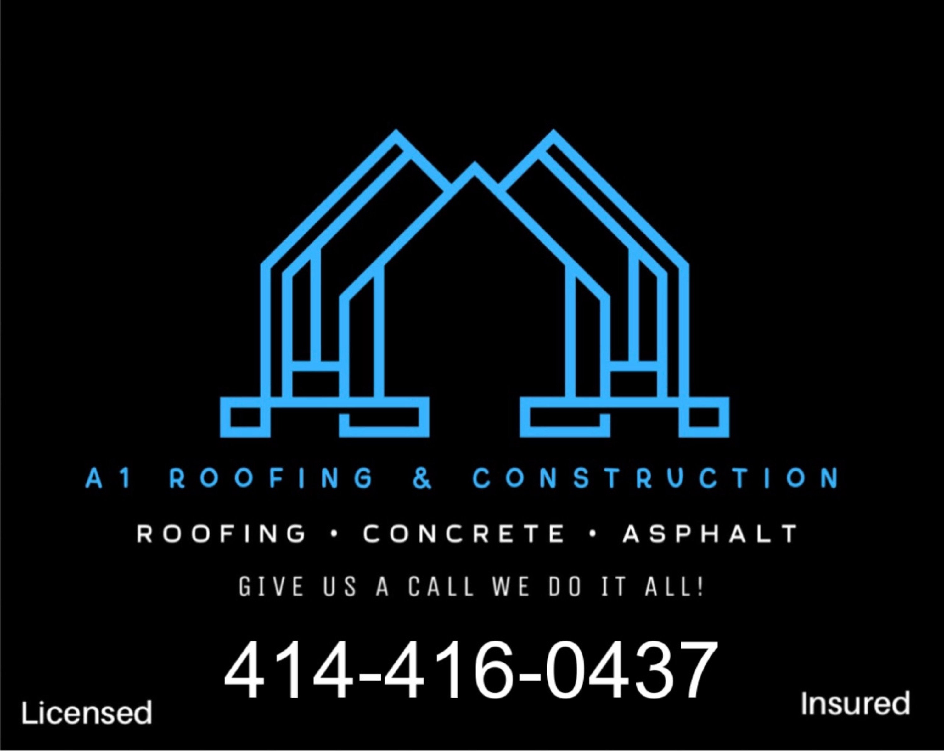 A1 Roofing & Construction Logo