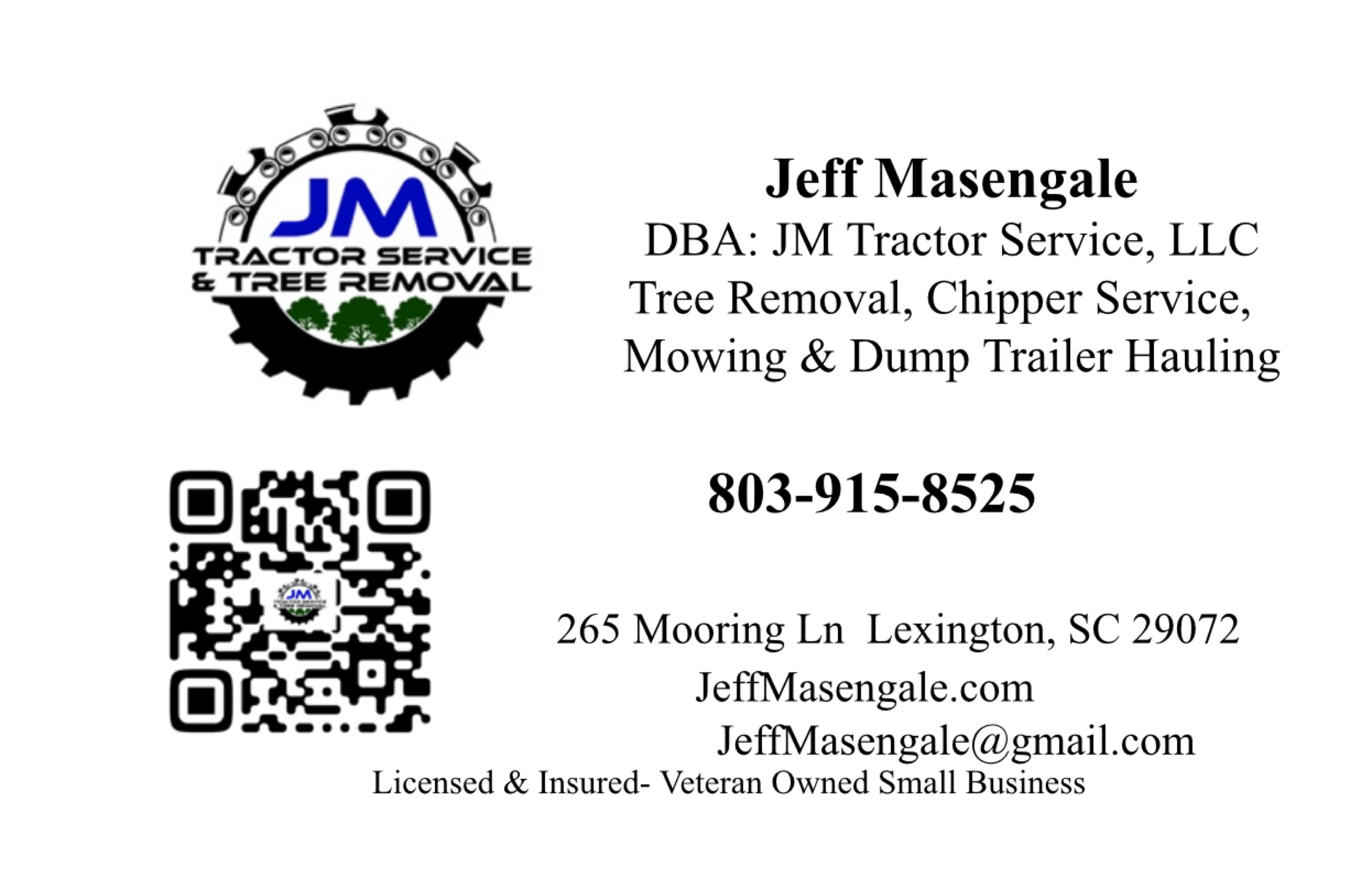 JM Tractor Service & Tree Removal Logo