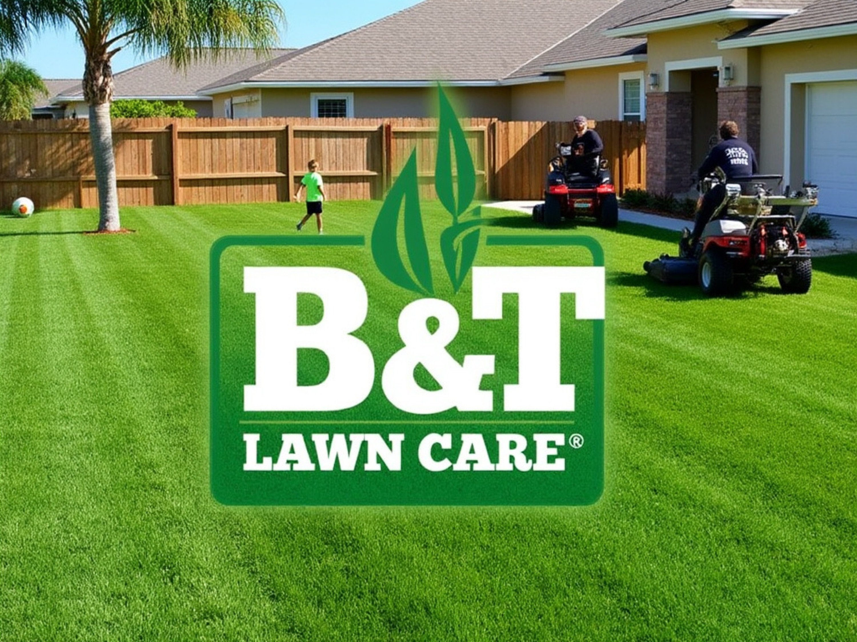 B&T LAWN CARE LLC Logo