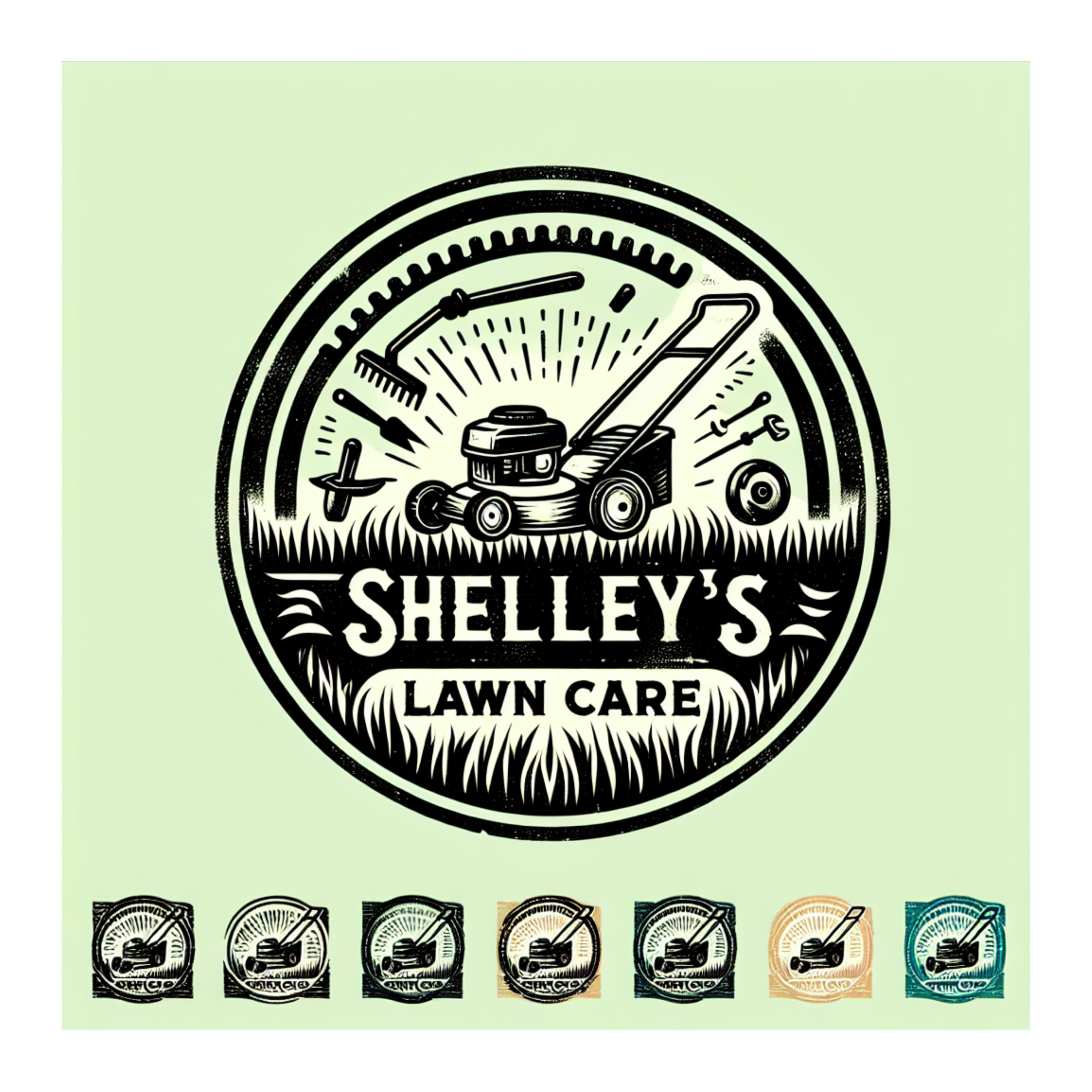 Shelley's Grass Cutting Logo