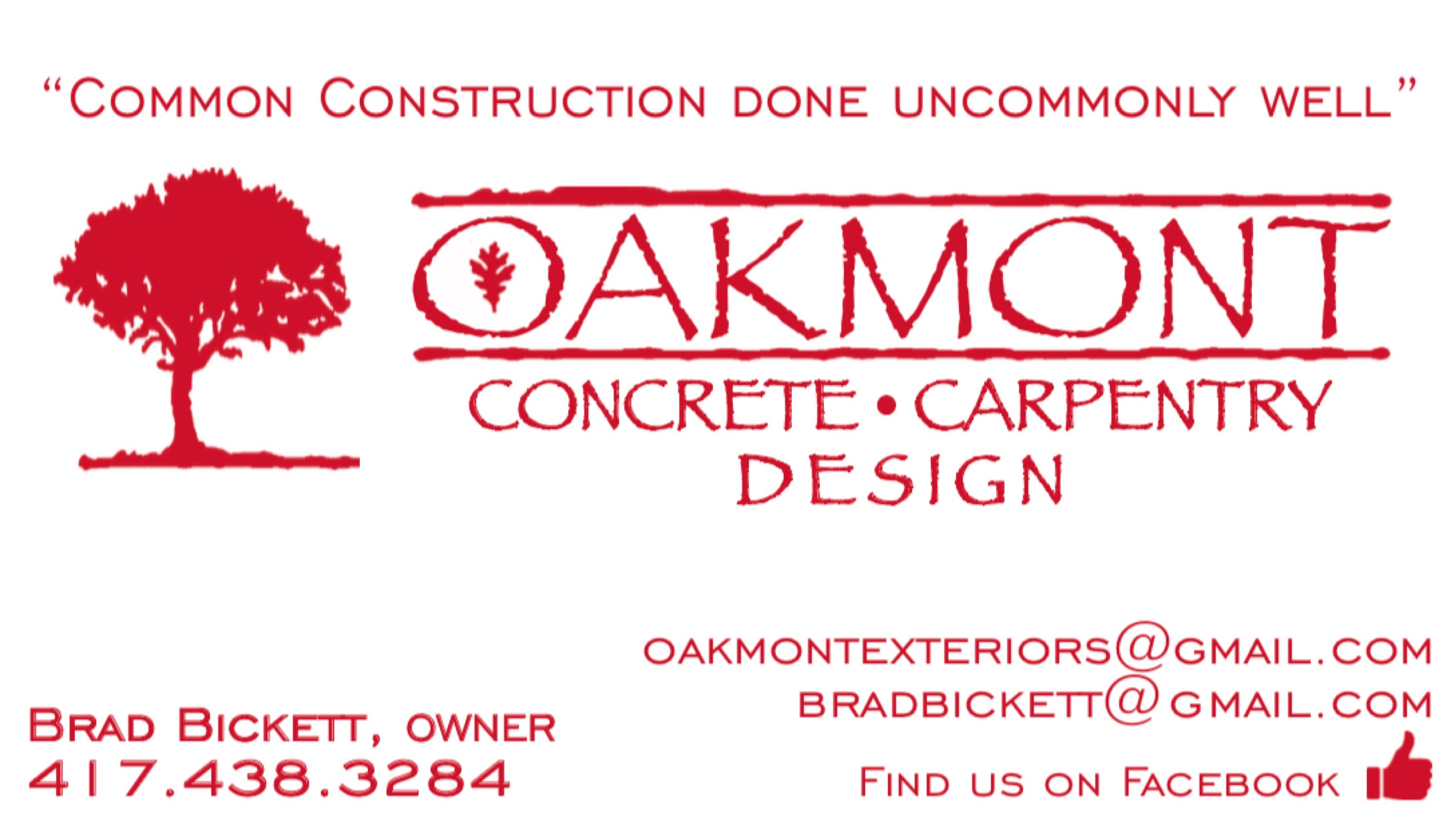 Oakmont Construction, LLC Logo