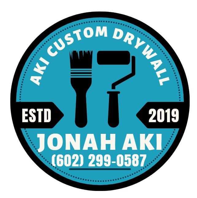 Aki Custom Drywall Logo