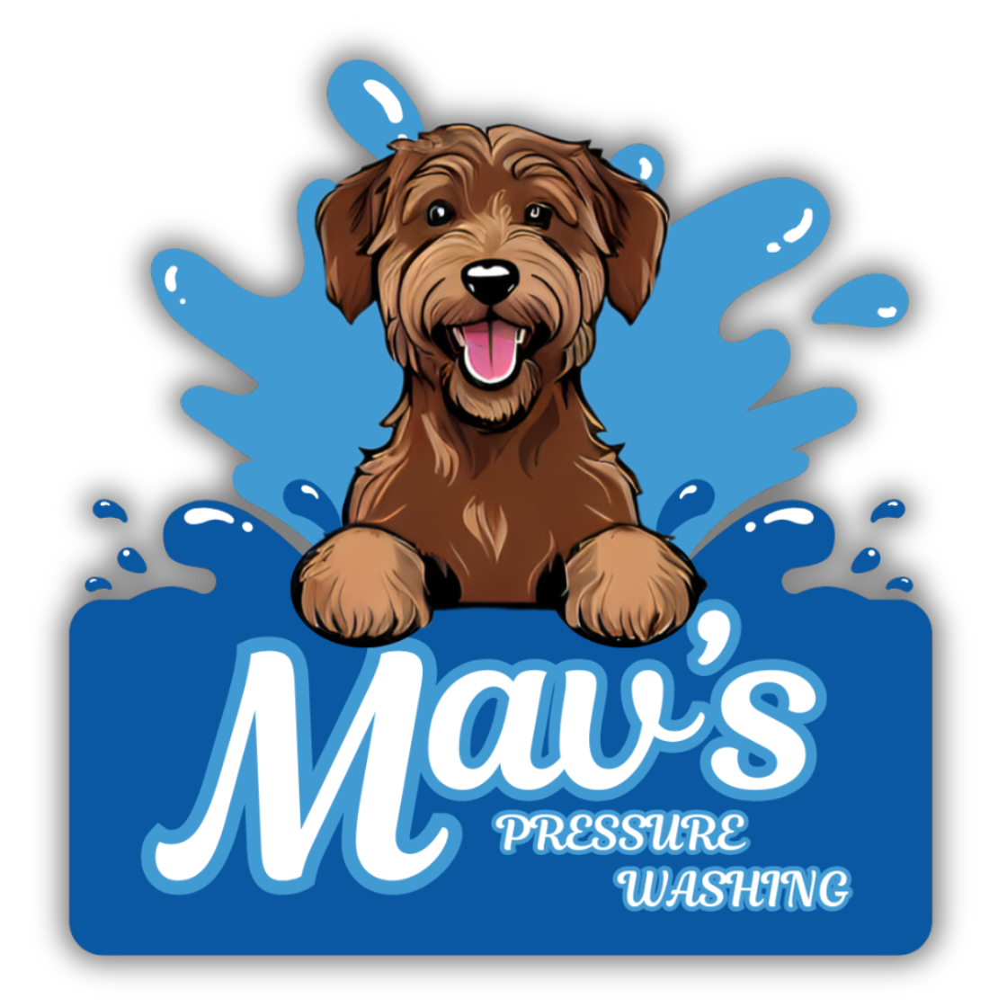 Mav's Pressure Washing Logo