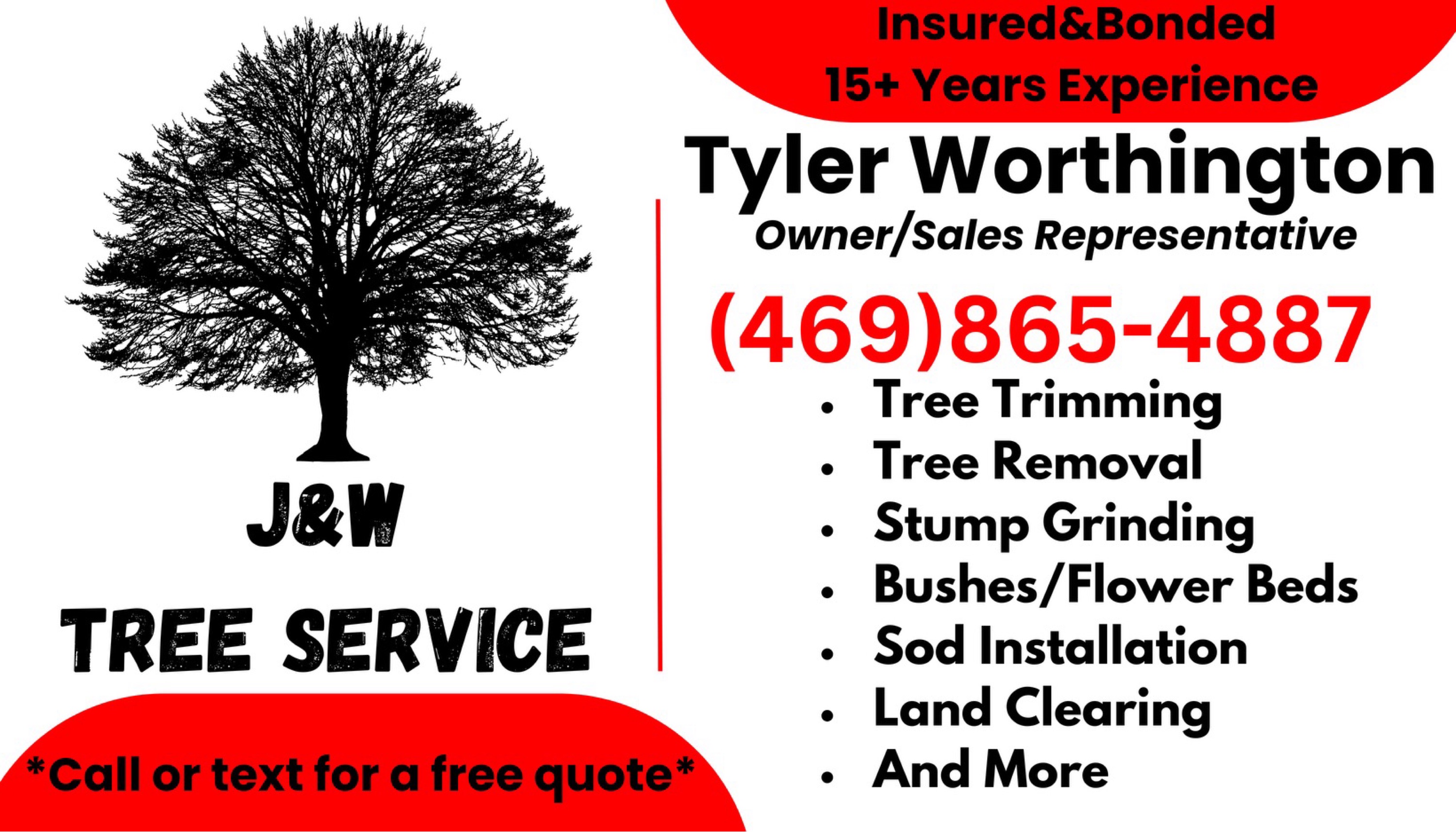 J&W Tree Service Logo