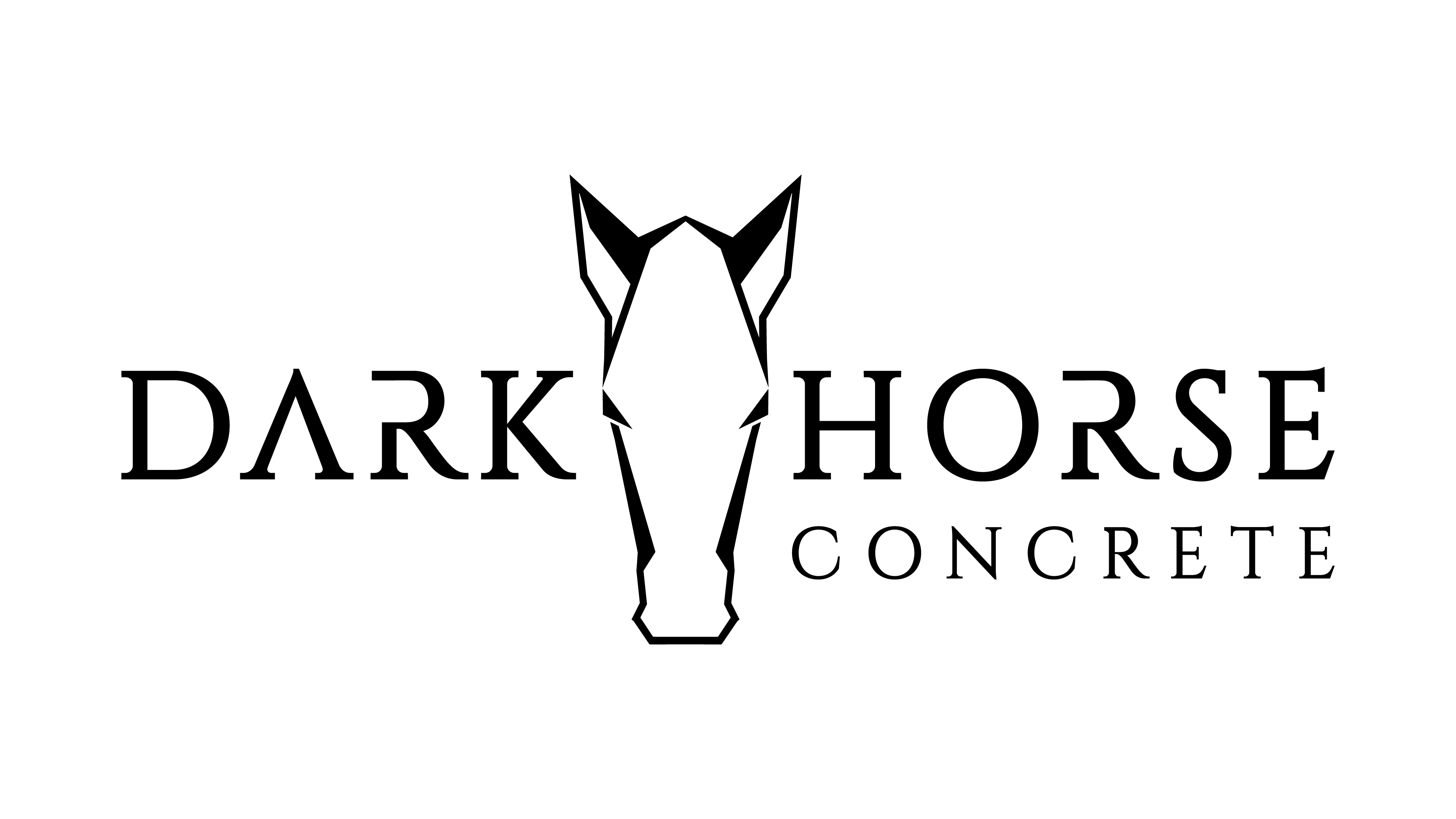 Dark Horse Concrete Logo