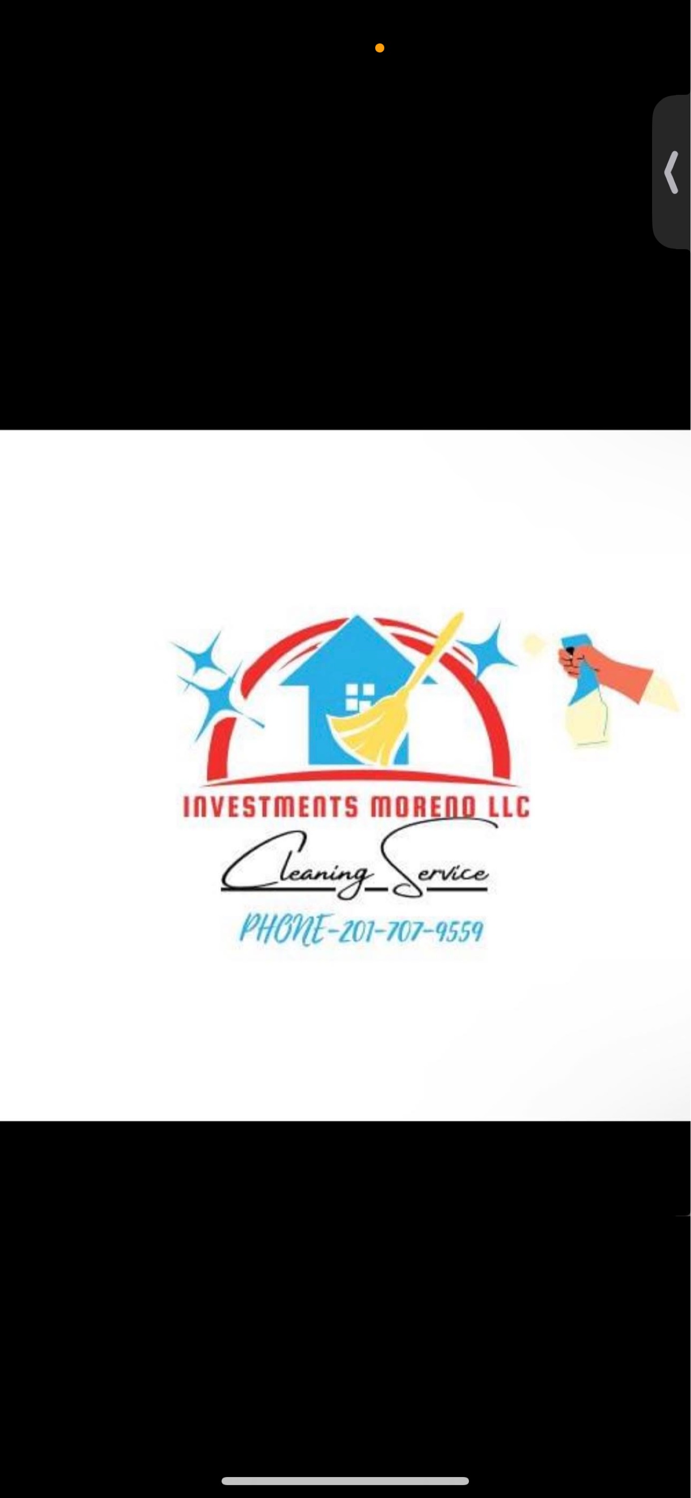 Investments Moreno Cleaning Service Logo