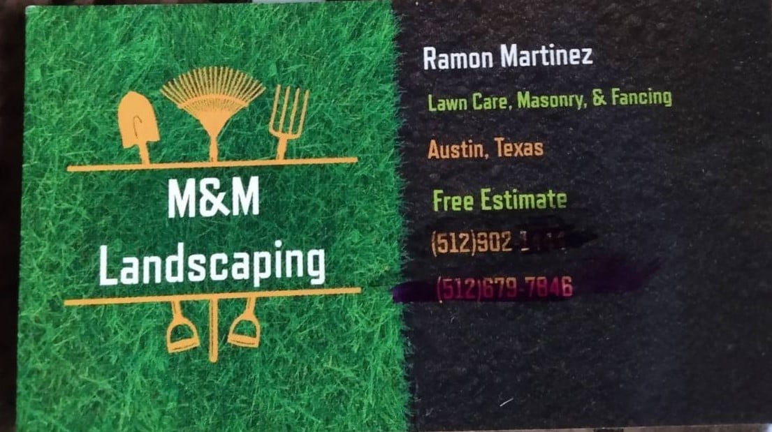 M&M Landscaping Logo