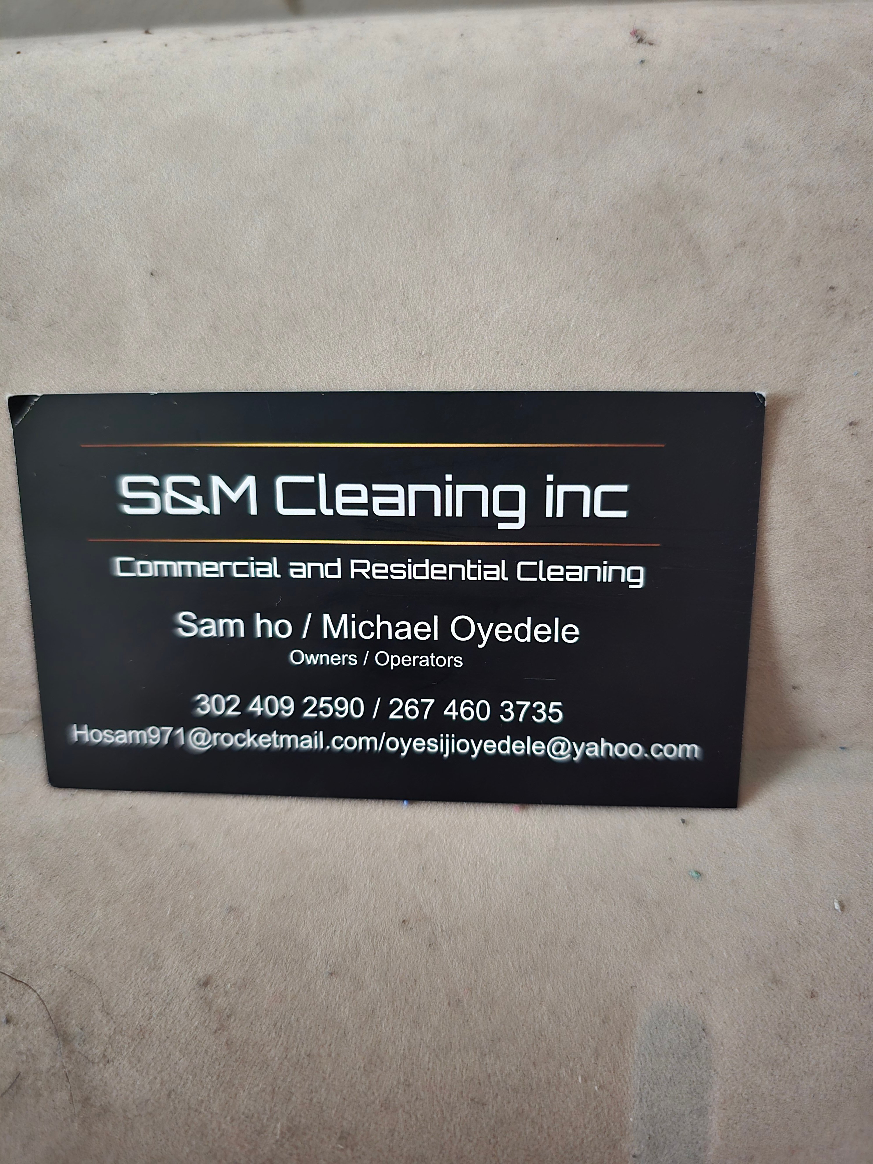 S&M Cleaning Logo