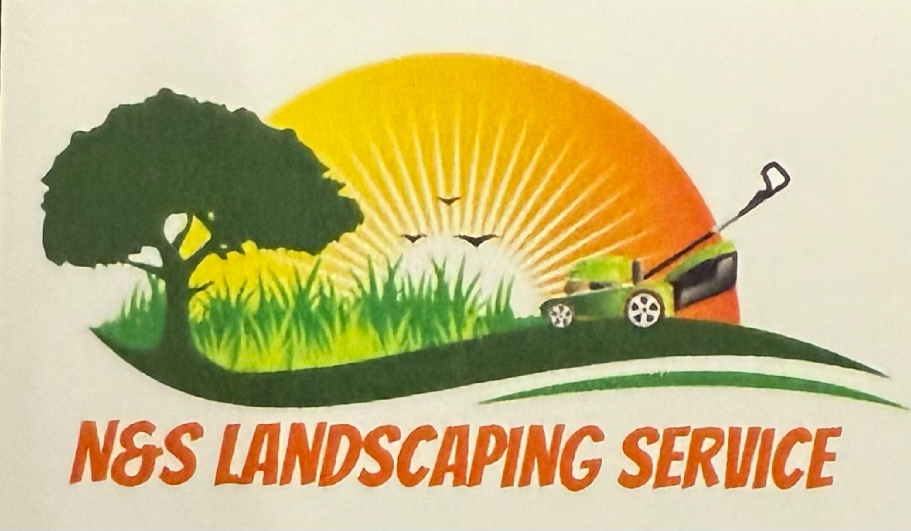 N & S Landscaping Service Logo