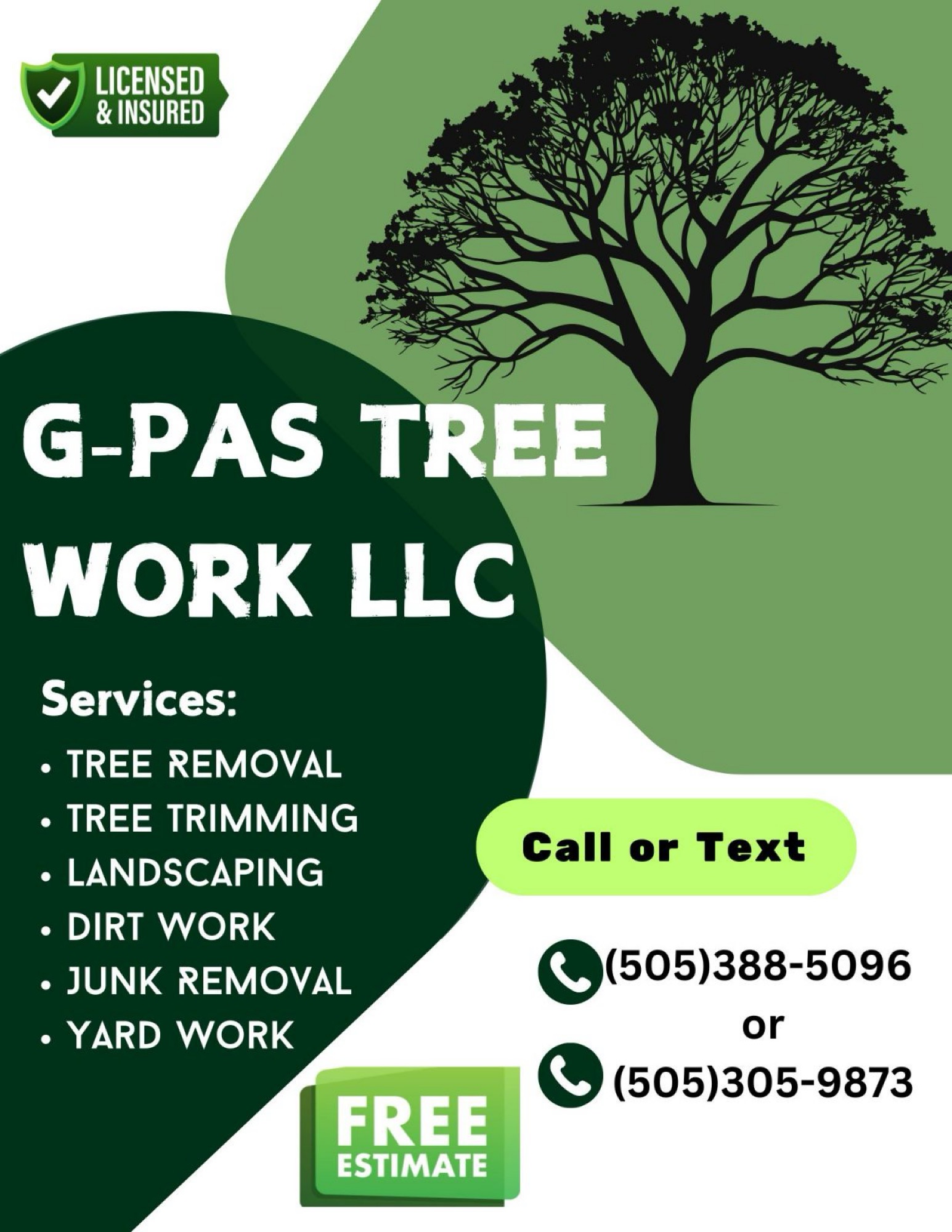 G-Pas Tree Work LLC Logo