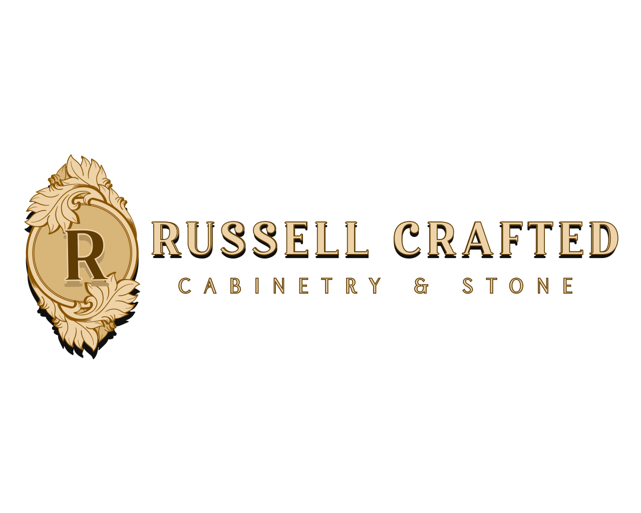 Russell Crafted Cabinetry & Stone, LLC Logo