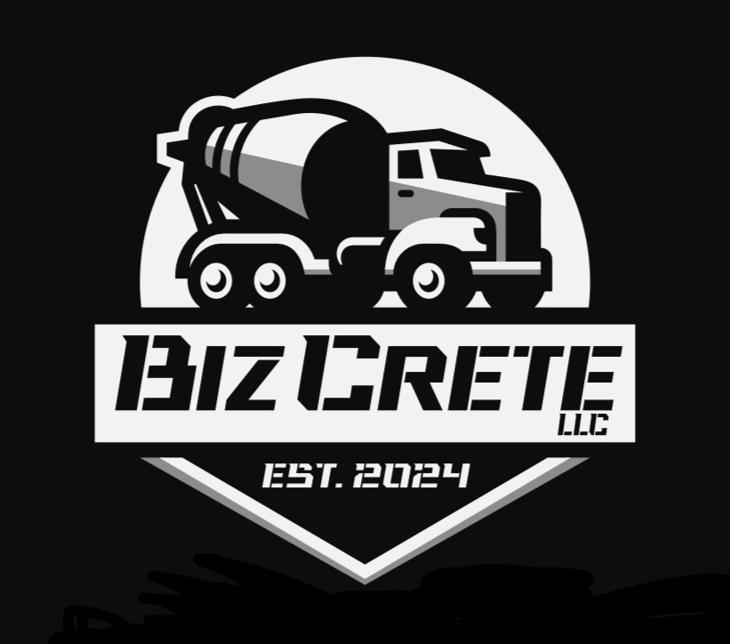 BizCrete Concrete Construction Logo