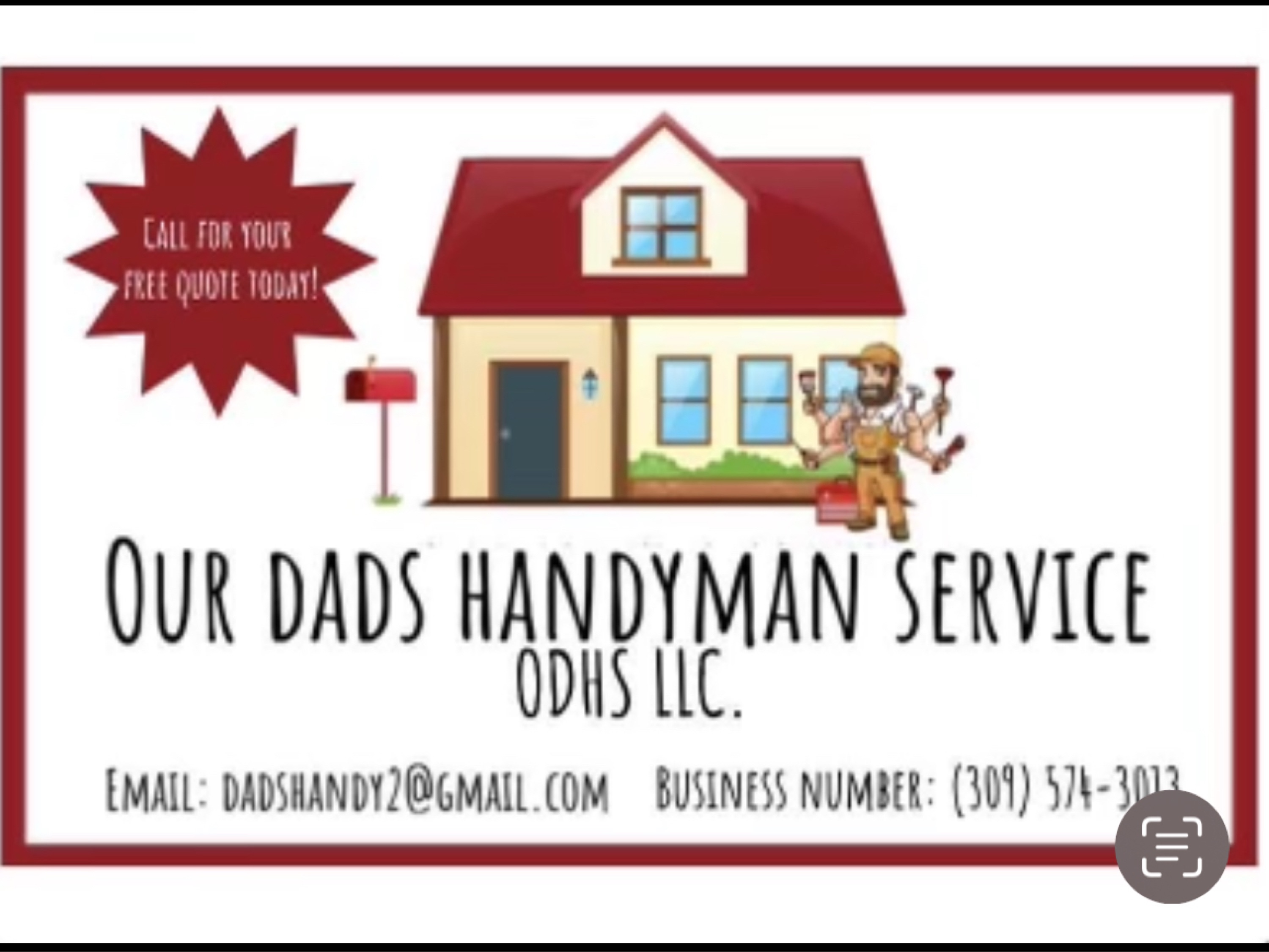 Our Dad's Handyman Services LLC Logo