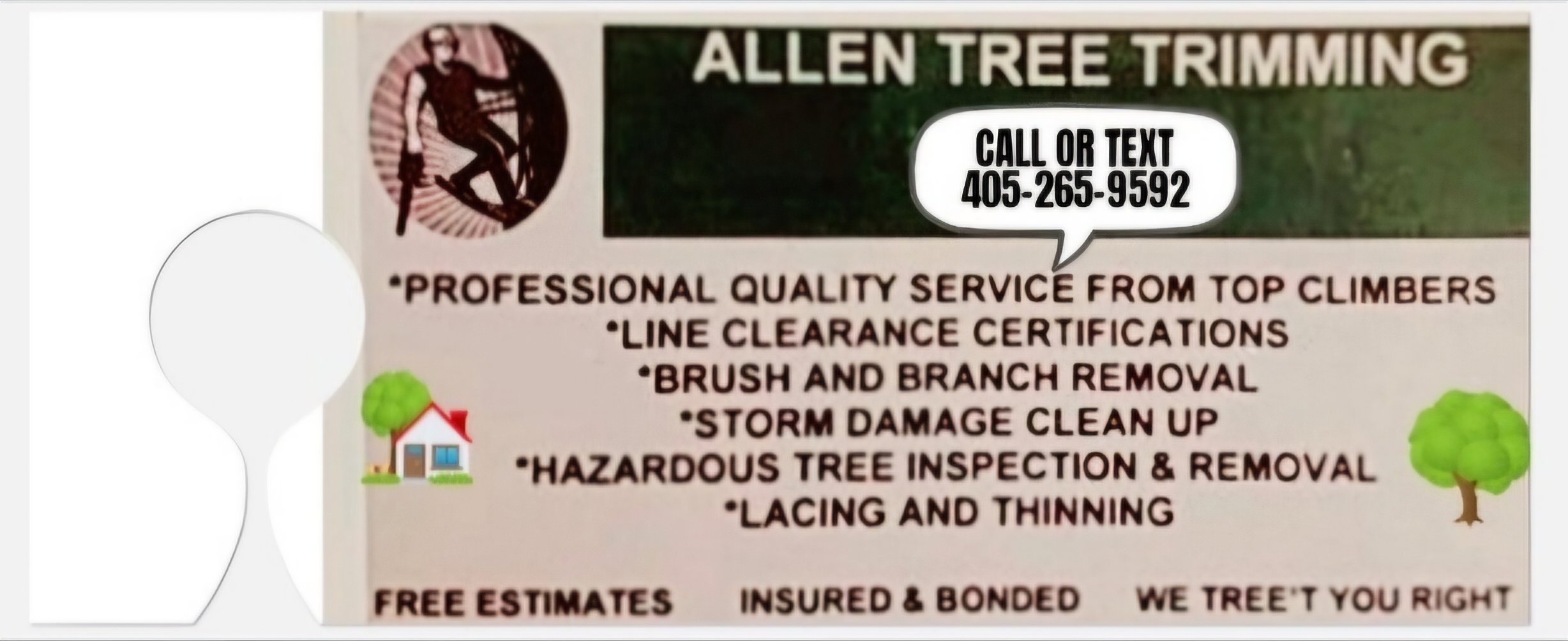 Allen Tree Trimming Logo