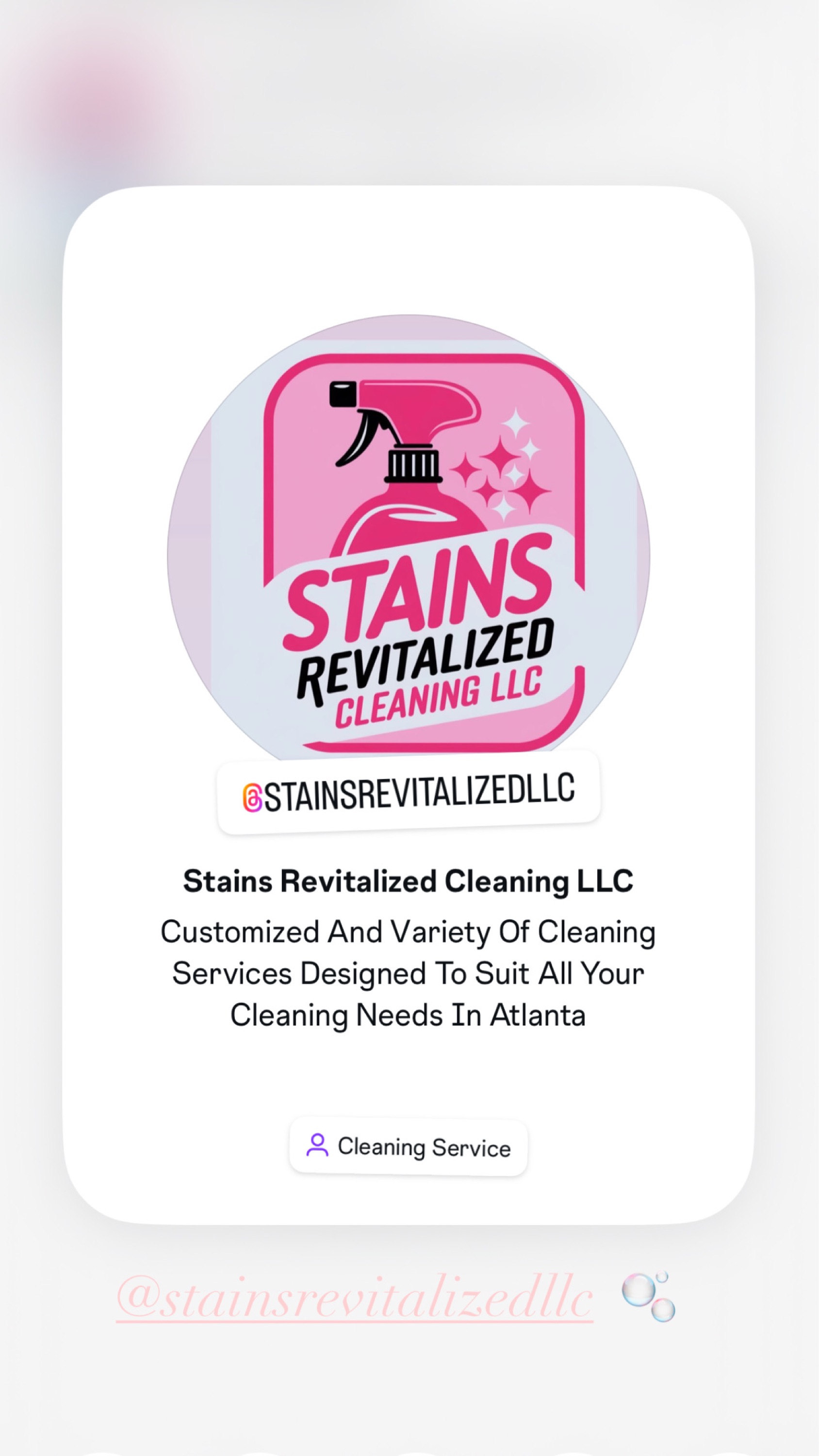 Stains Revitalized Cleaning LLC Logo