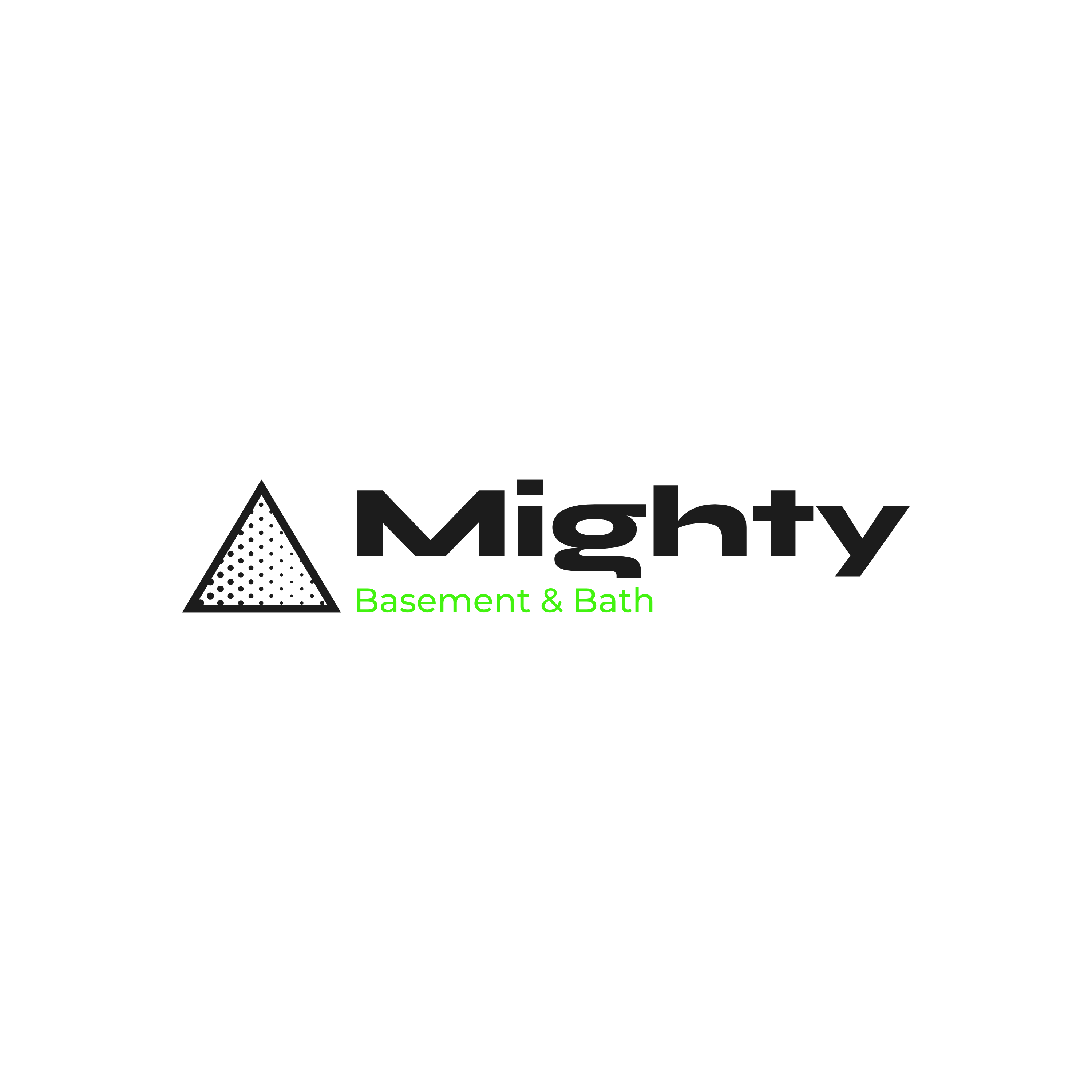 Mighty Basement & Bath Logo