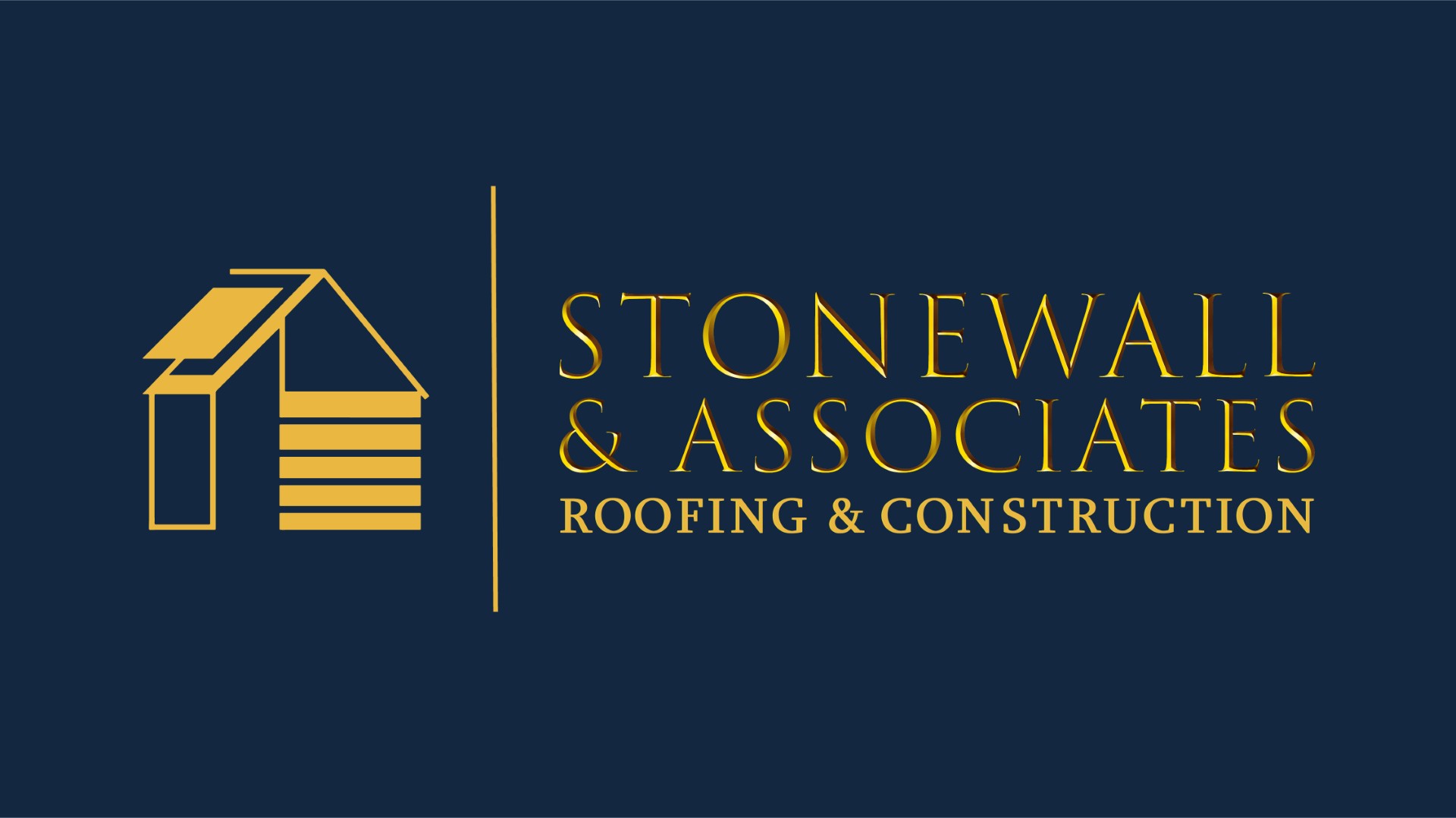 Stonewall & Associates Roofing and Construction, LLC. Logo