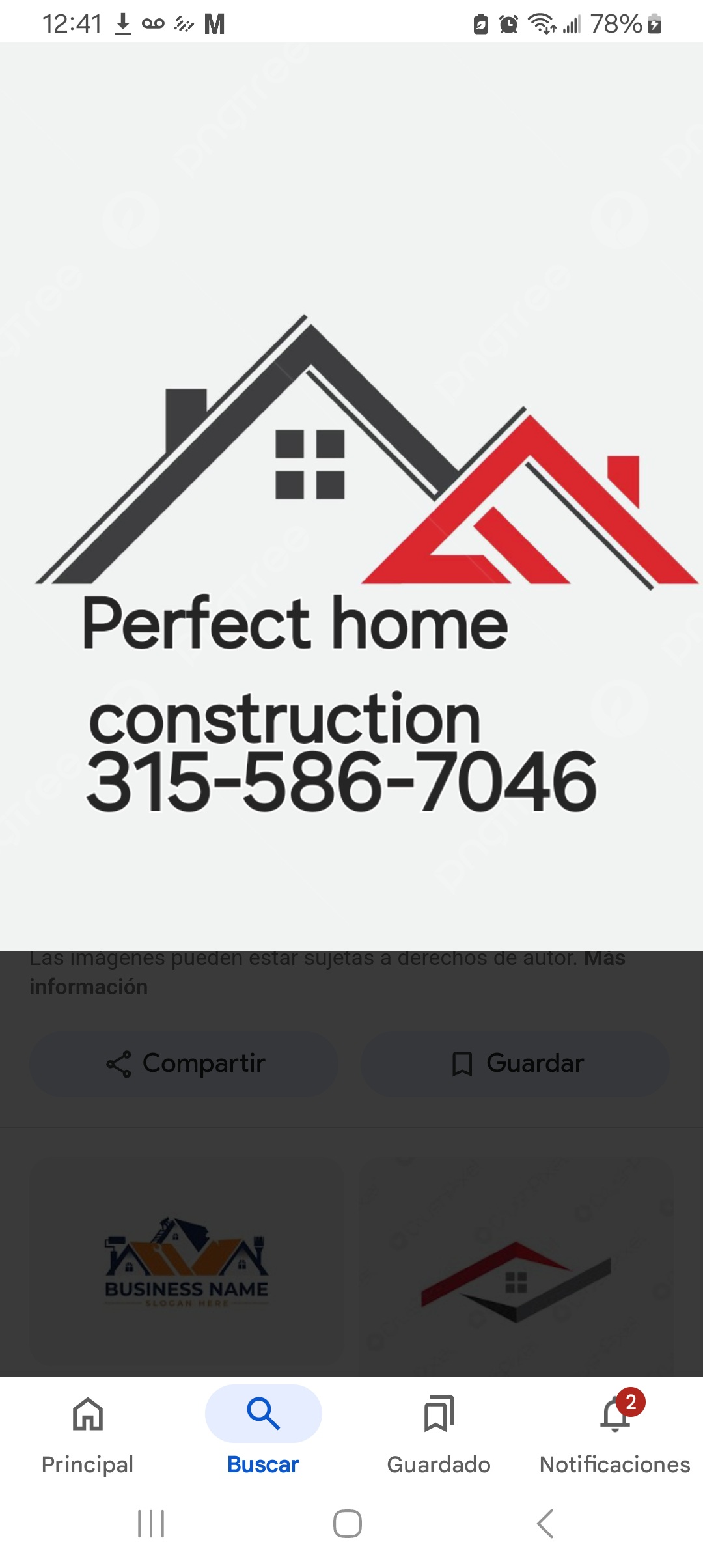 Perfect Home Construction Logo