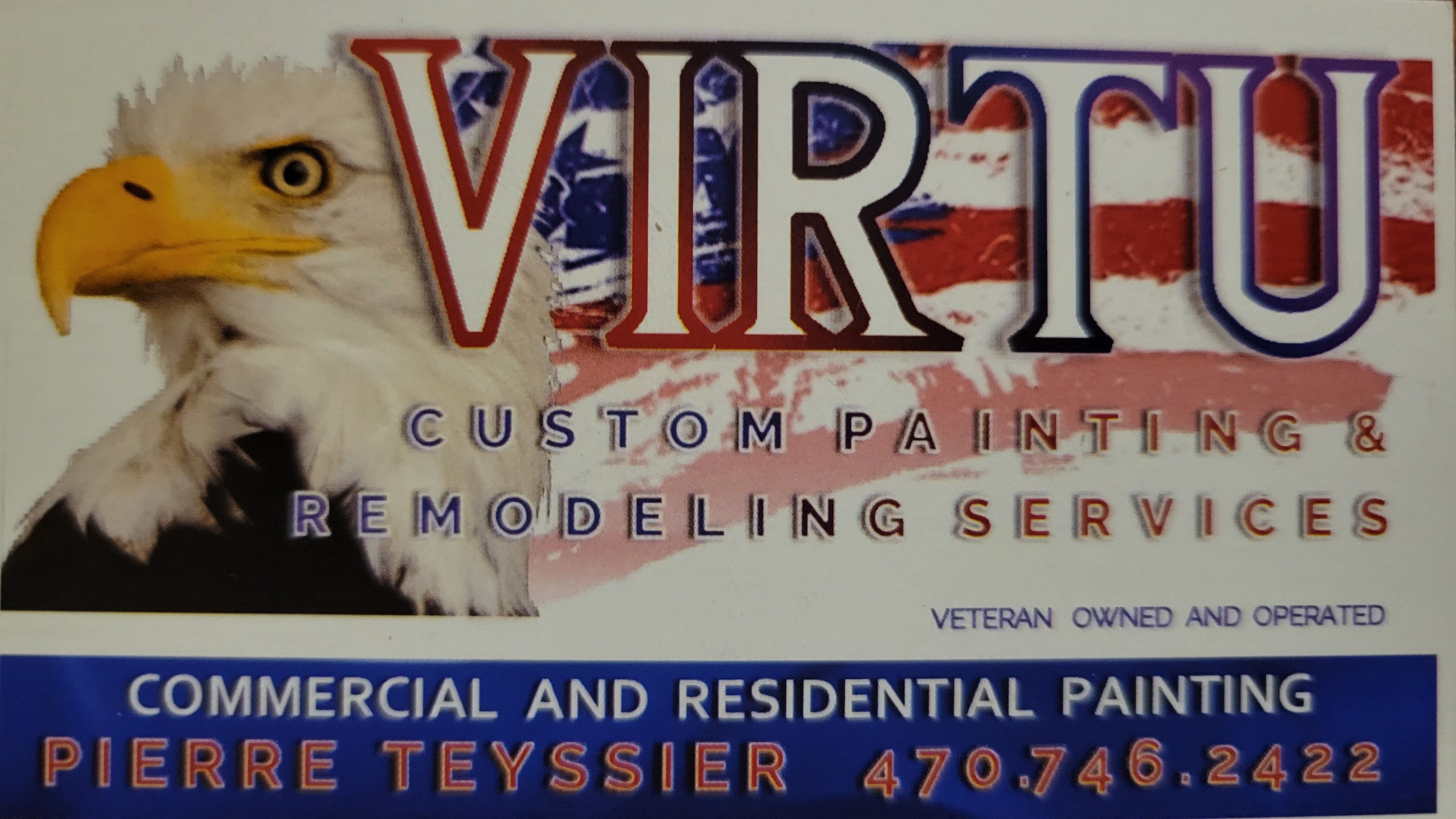 Virtu Custom Painting & Remodeling Services Logo