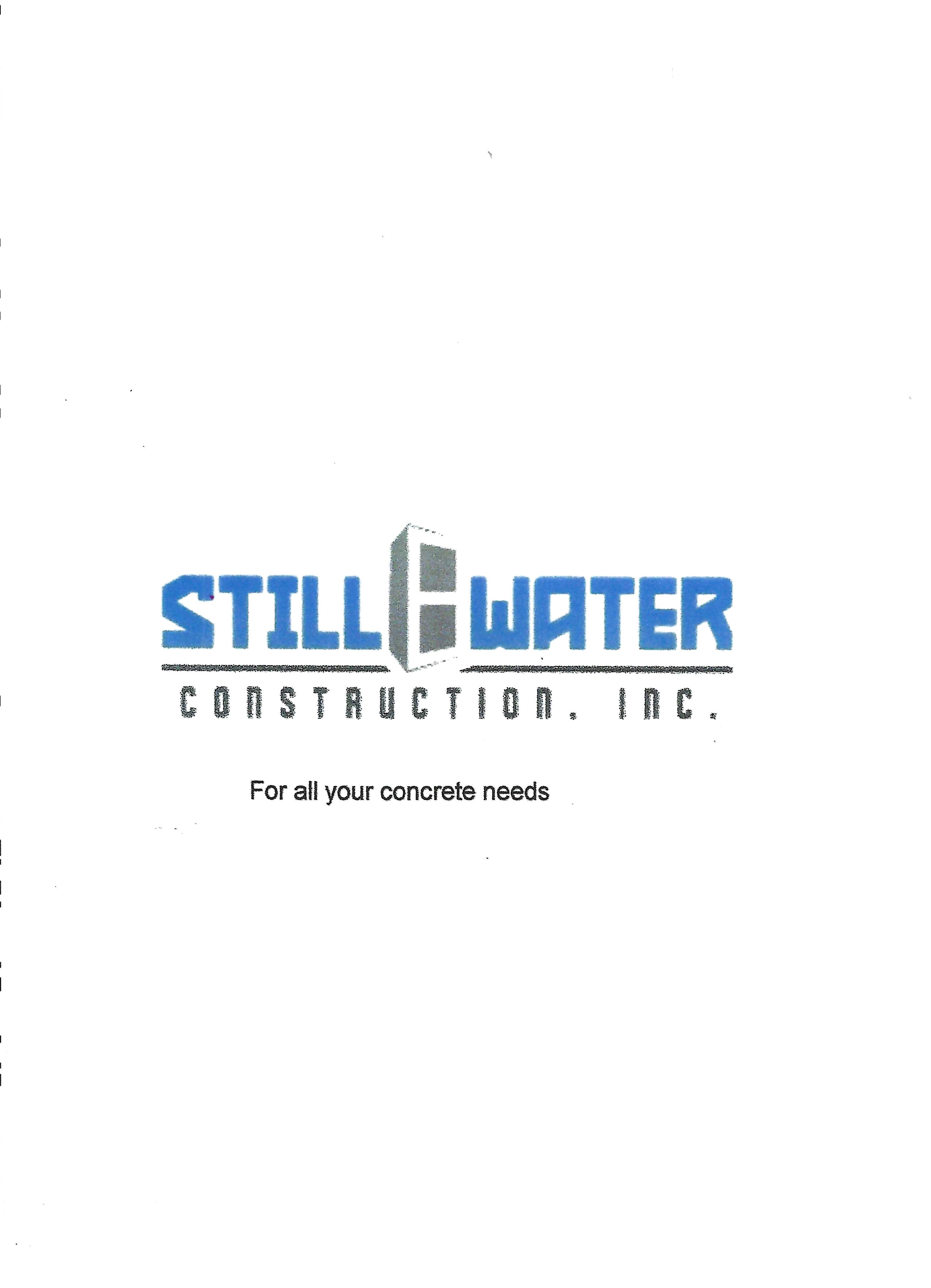 Stillwater Construction Inc. Logo