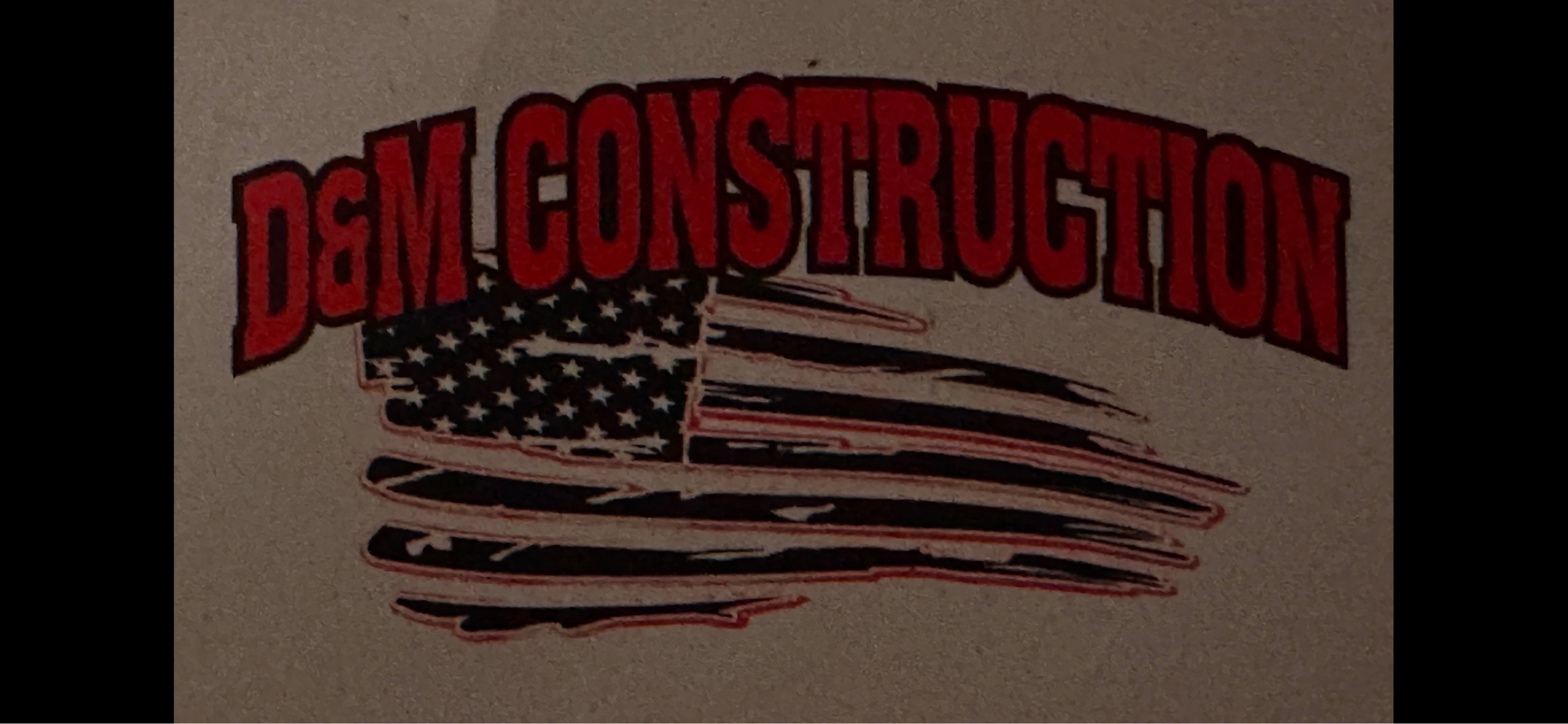 D & M Construction Logo