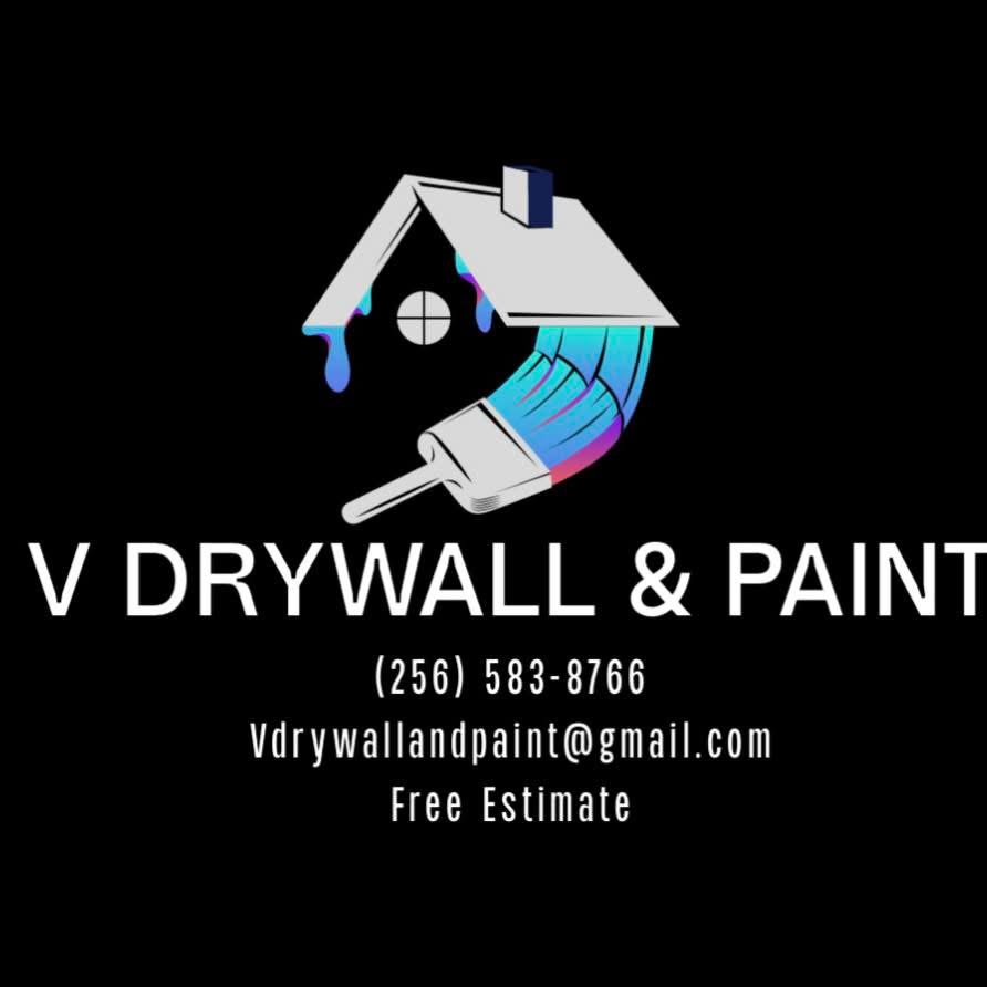 V Drywall and Paint Logo