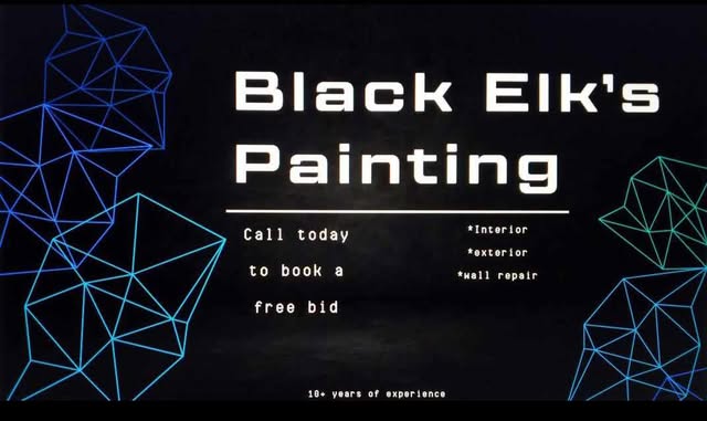 Black Elk's Painting Logo