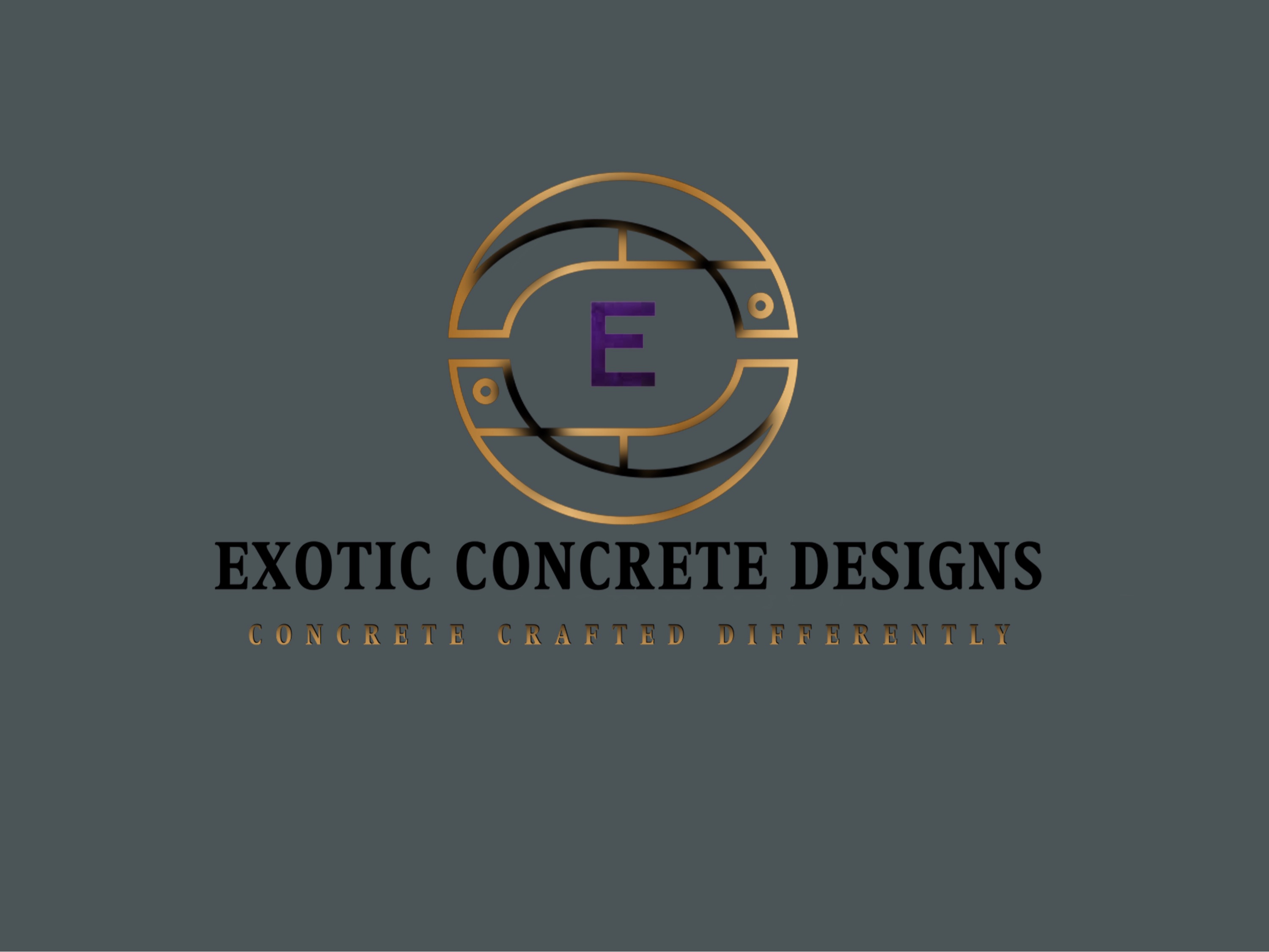 Exotic Concrete Design Logo