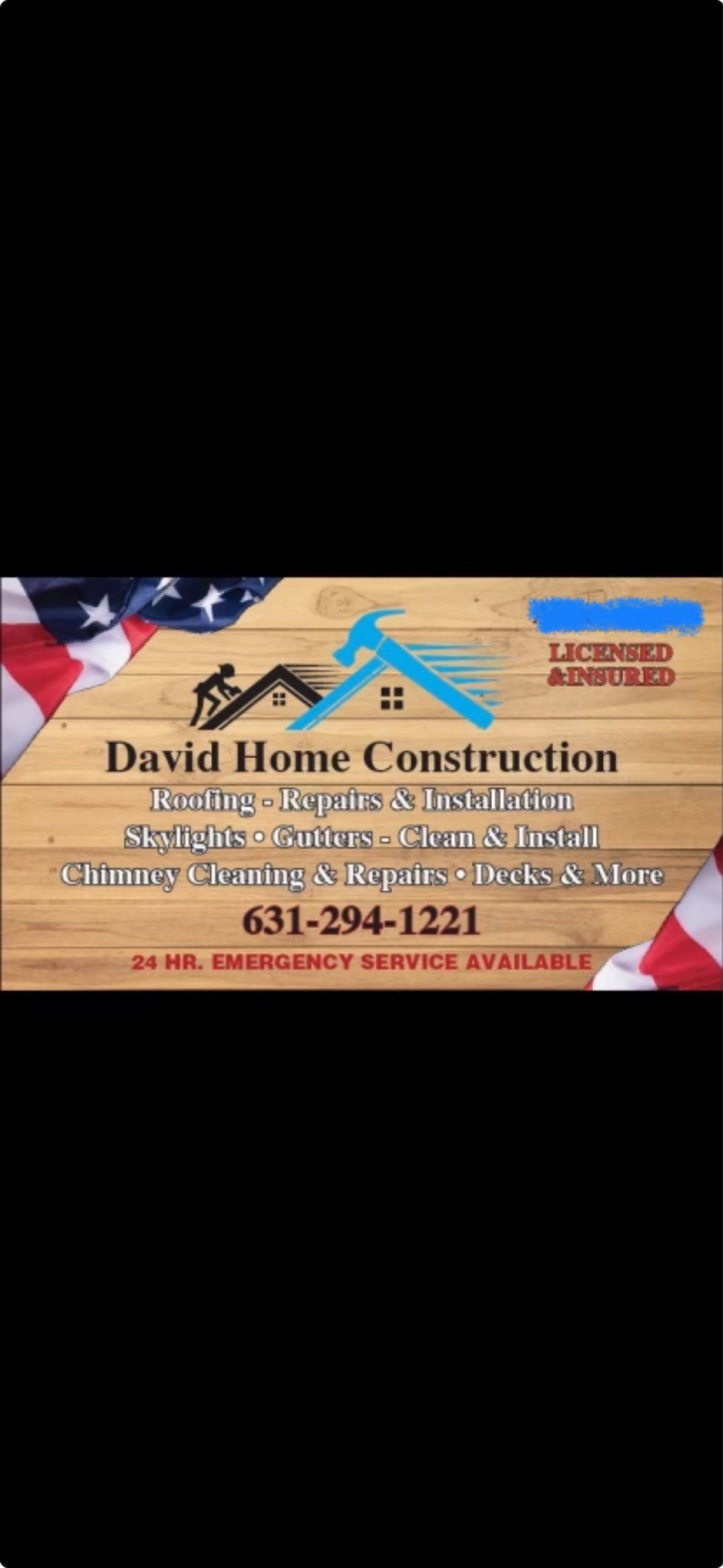 David Home Construction Logo