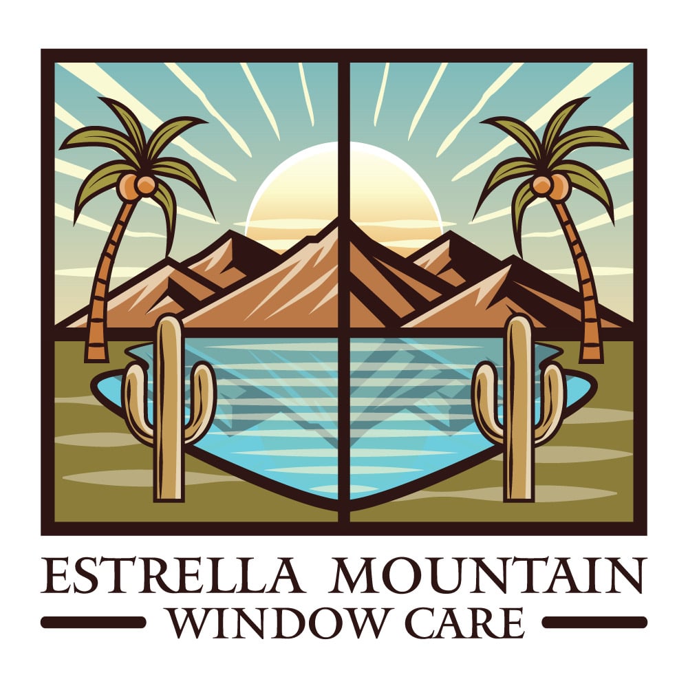 Estrella Mountain Window Care Logo