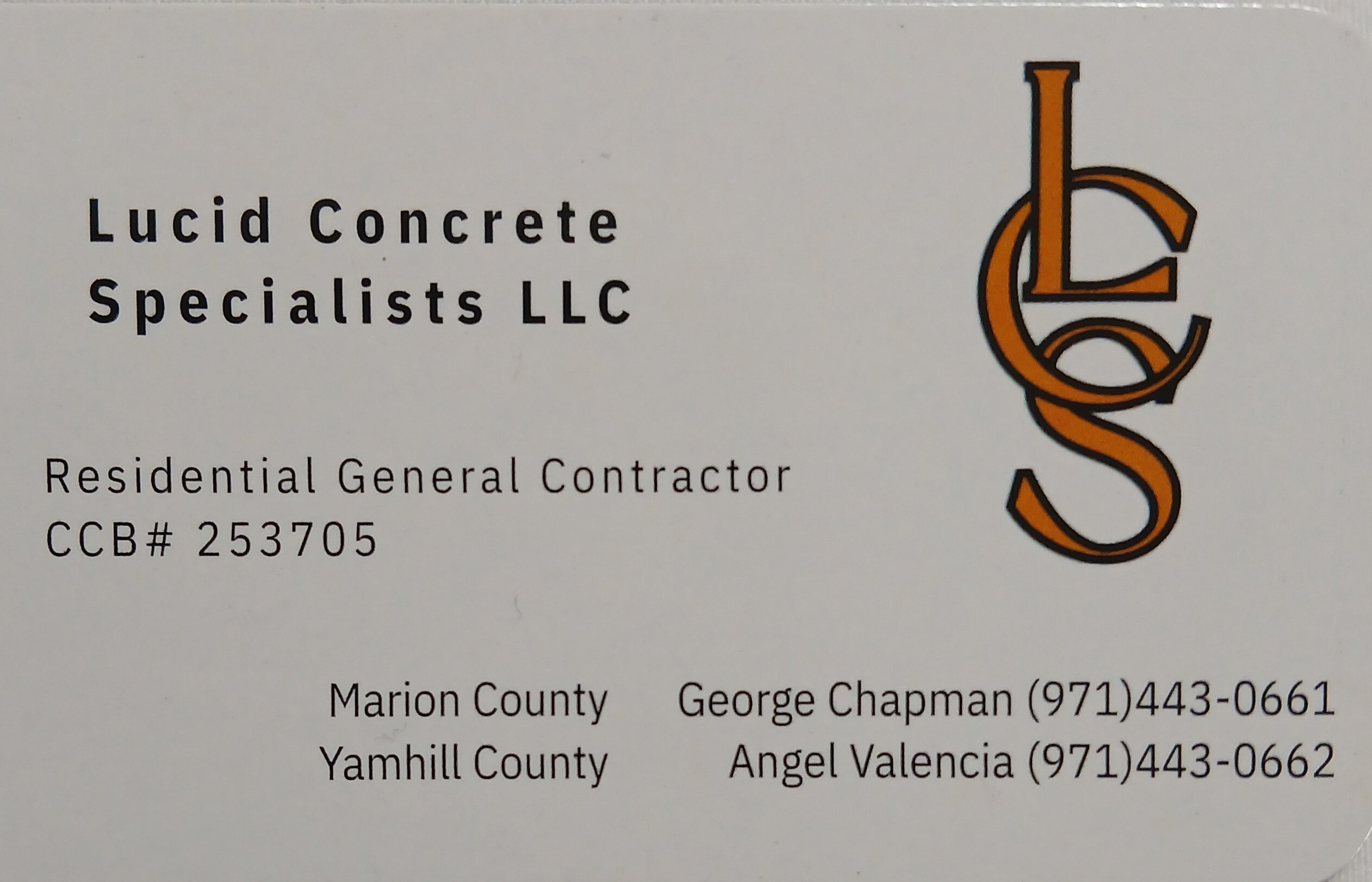 Lucid Concrete Specialists LLC Logo